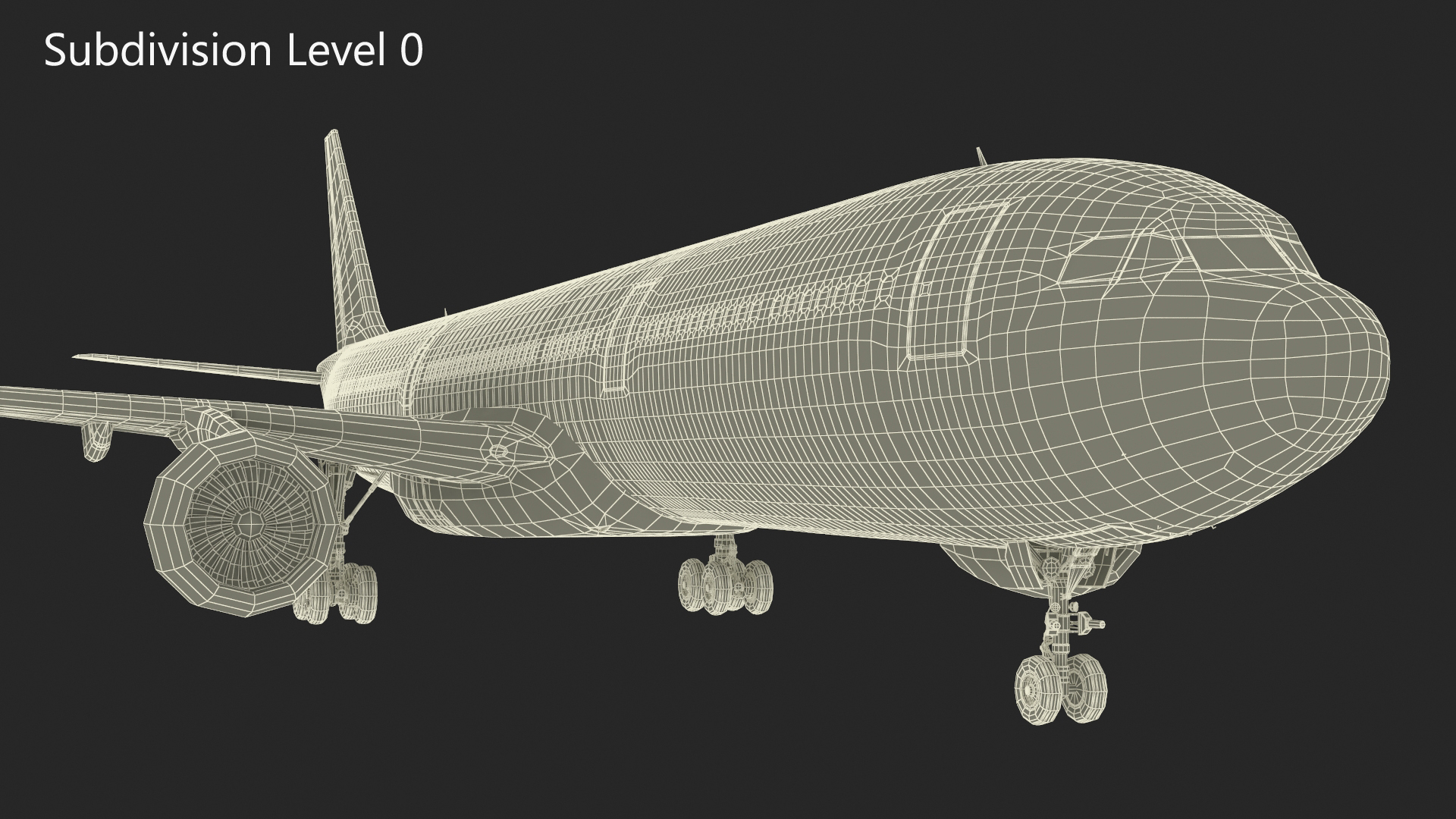 3D model Lufthansa Airbus A330-300