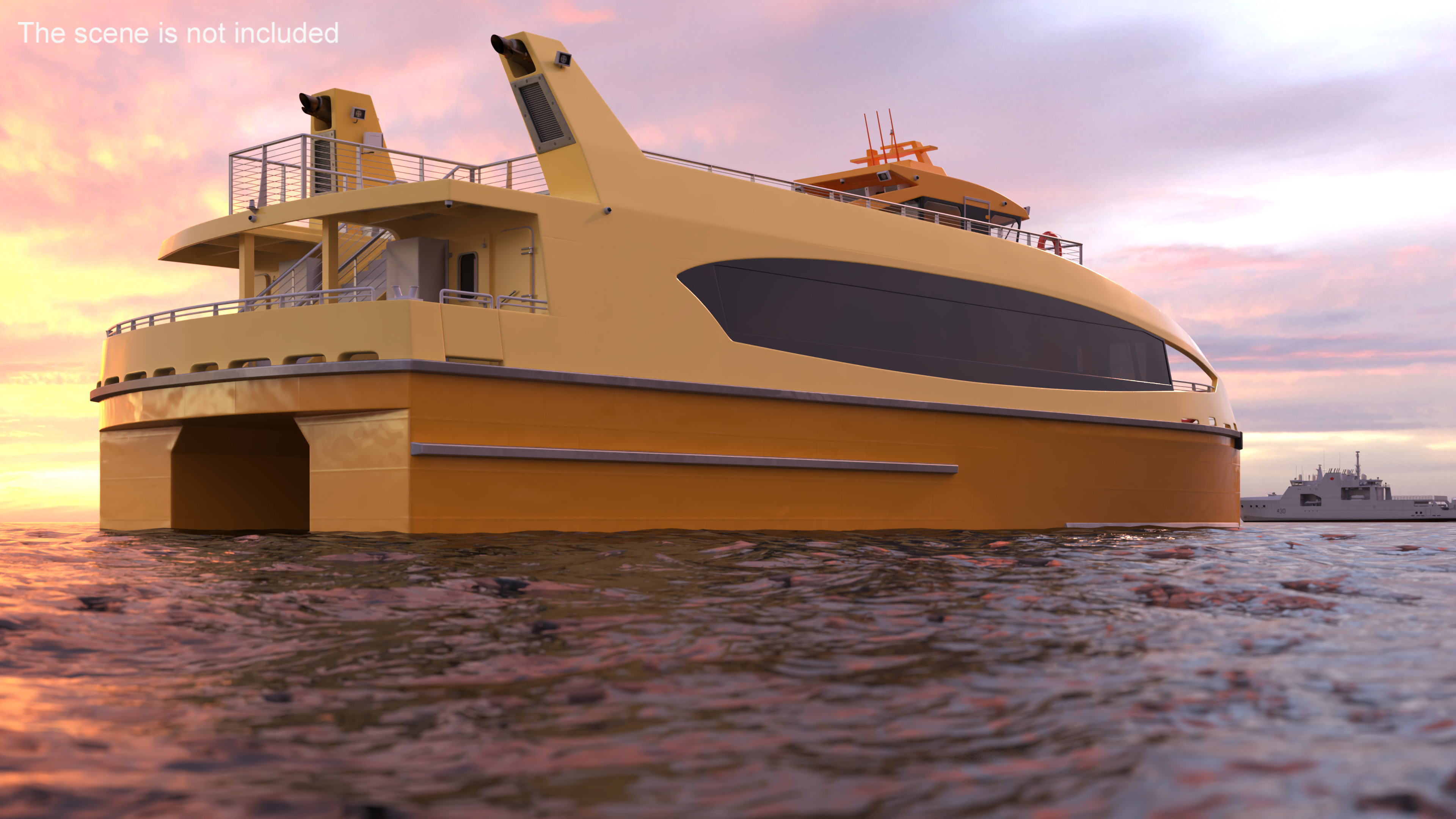 3D River Passenger Ferry