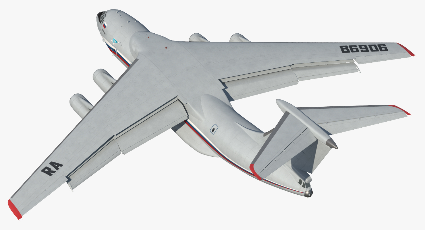 3D Ilyushin Il 76TD S Civilian Mobile Hospital model