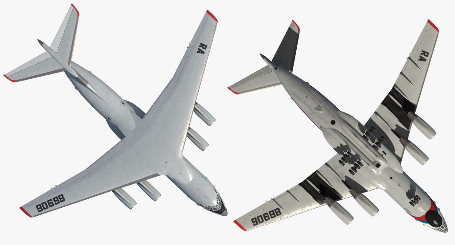 3D Ilyushin Il 76TD S Civilian Mobile Hospital model