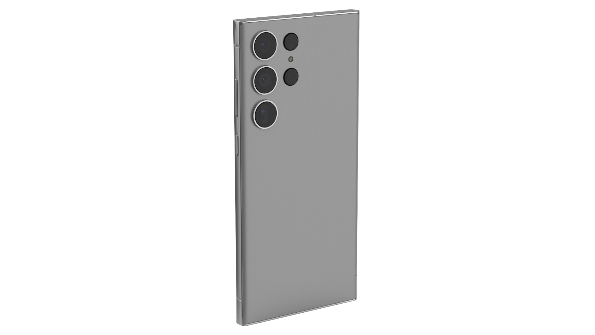 Modern Flagman Smartphone with Stylus Grey 3D