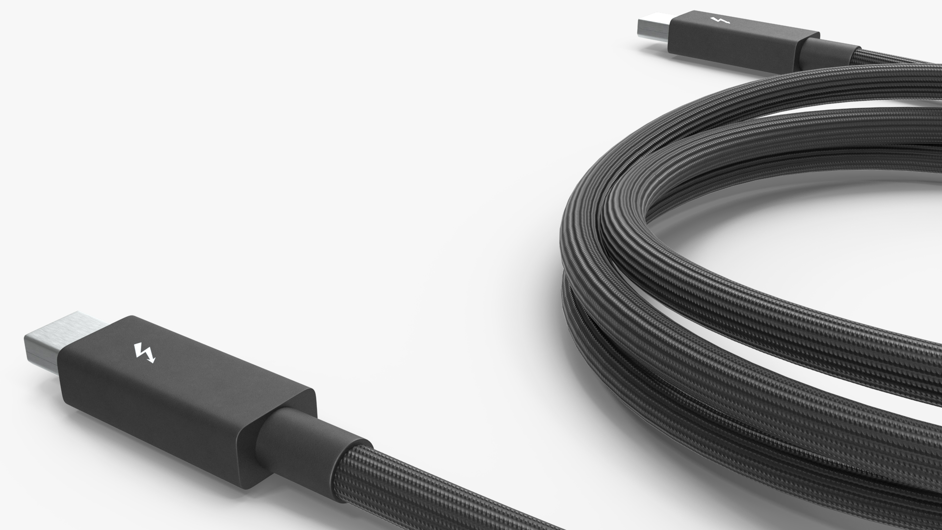 Apple Thunderbolt Cable Black 3D model