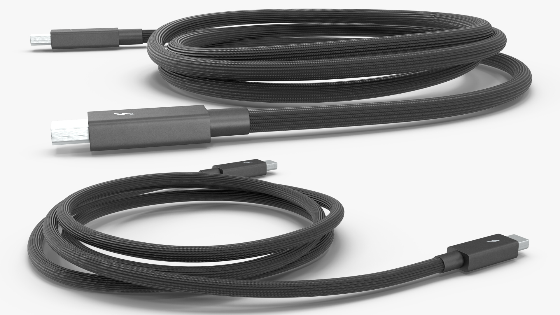 Apple Thunderbolt Cable Black 3D model