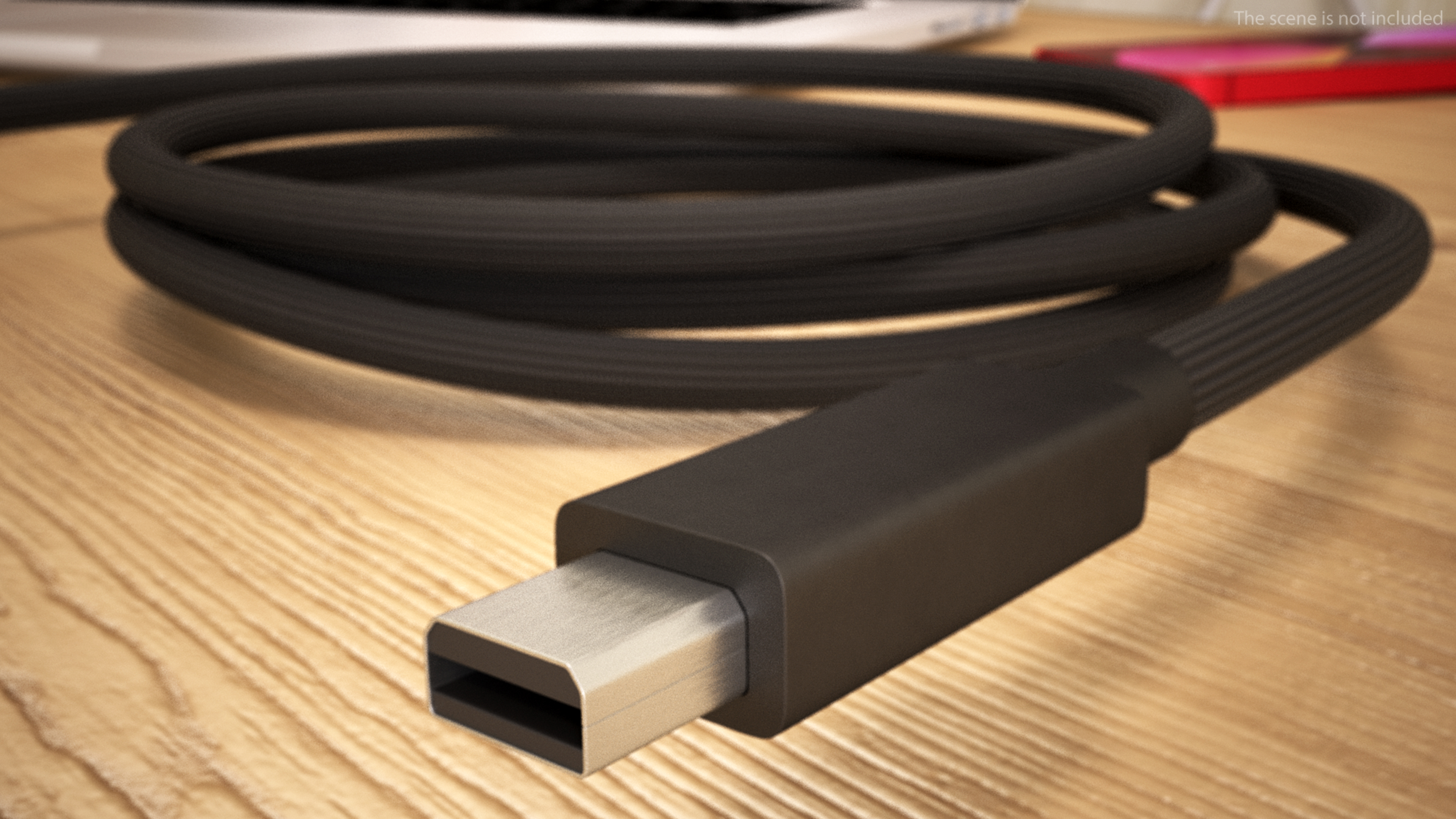 Apple Thunderbolt Cable Black 3D model