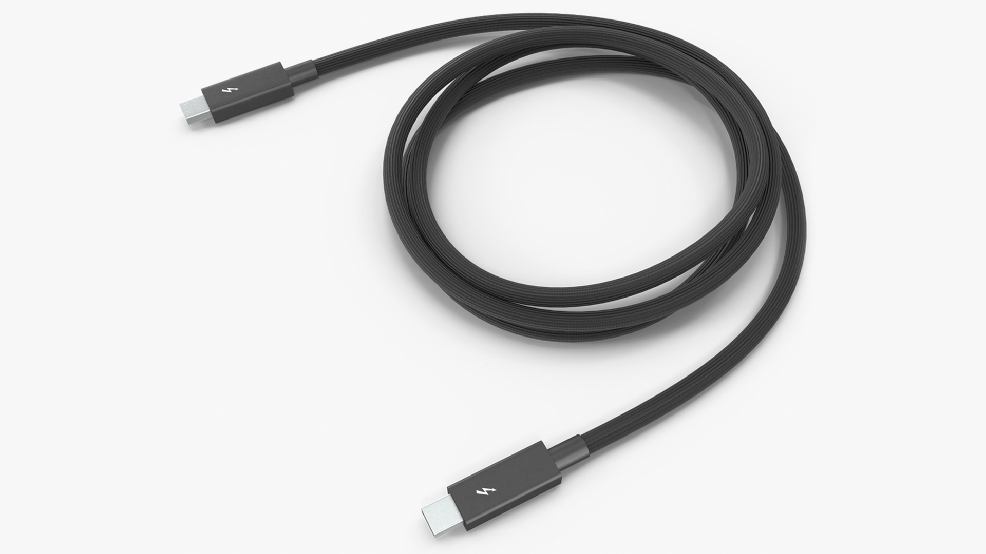 Apple Thunderbolt Cable Black 3D model