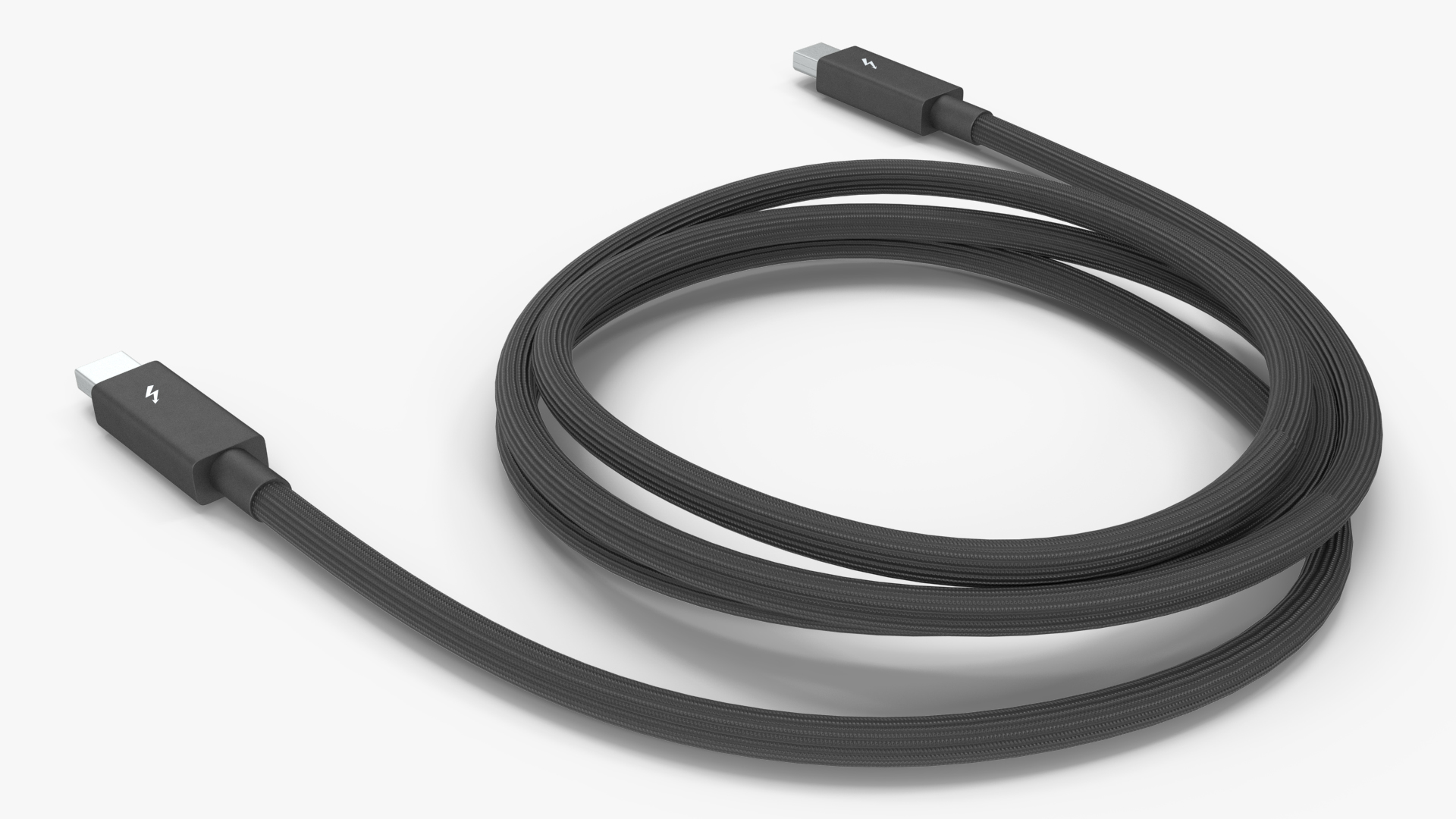 Apple Thunderbolt Cable Black 3D model