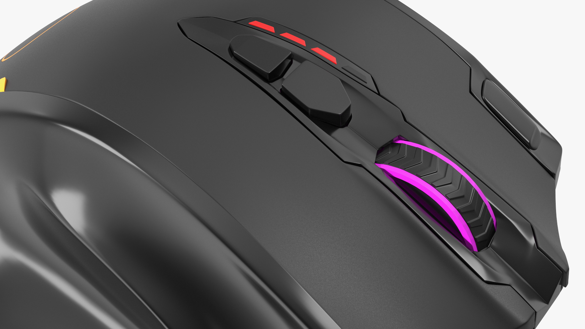 3D model Wireless RGB Gaming Mouse