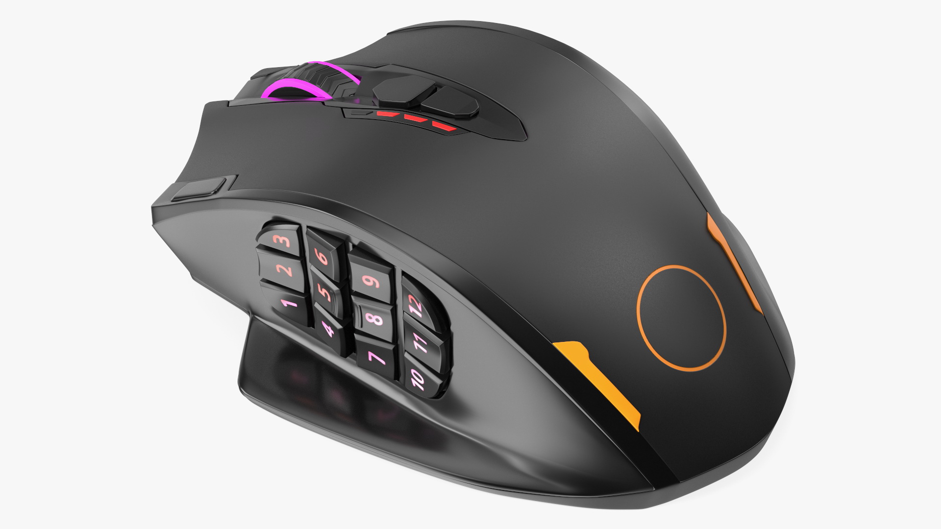 3D model Wireless RGB Gaming Mouse