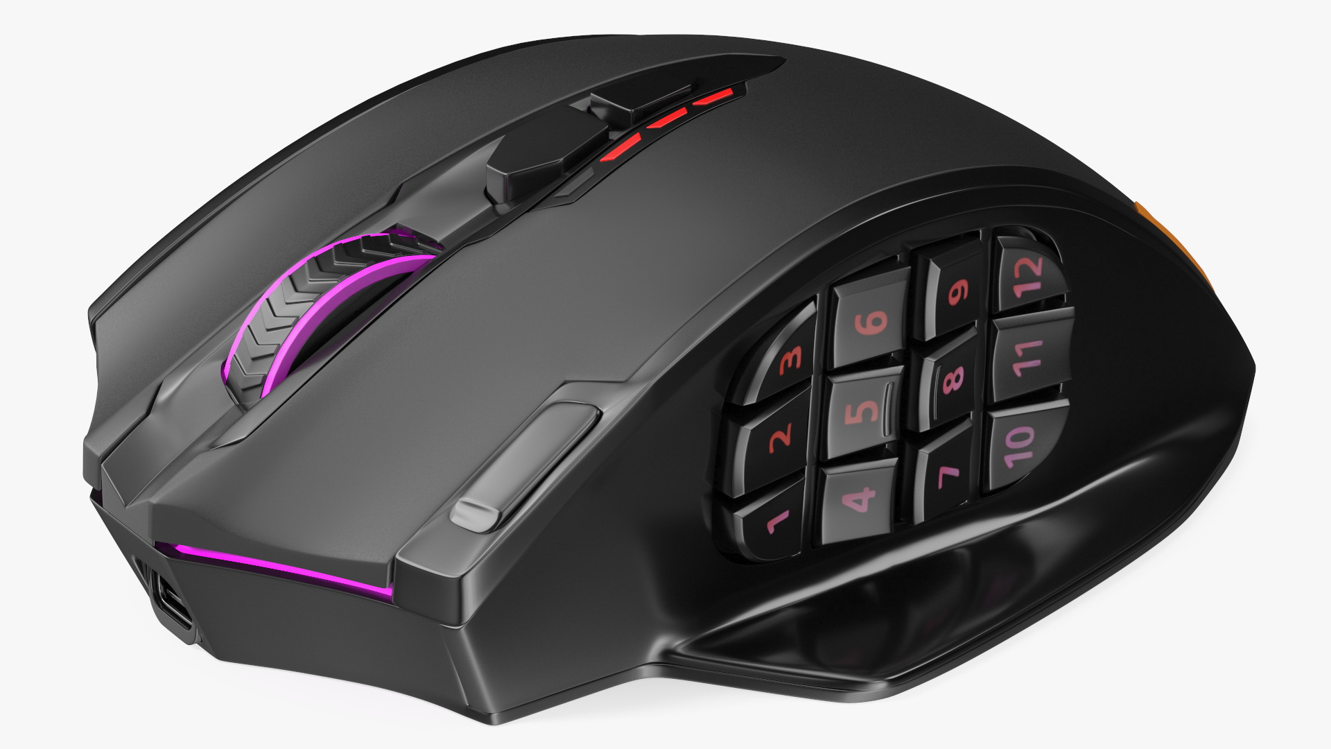 3D model Wireless RGB Gaming Mouse