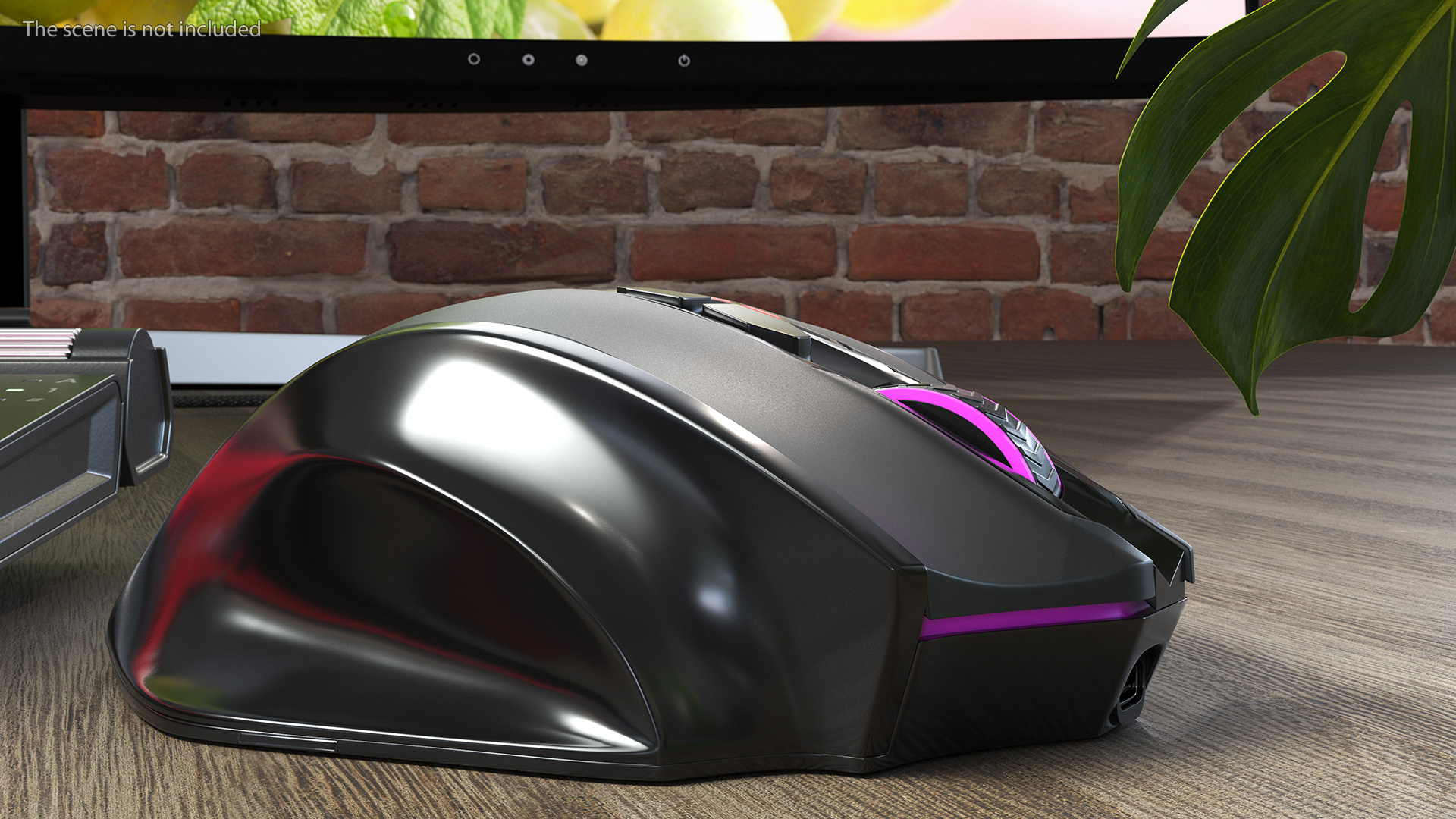 3D model Wireless RGB Gaming Mouse