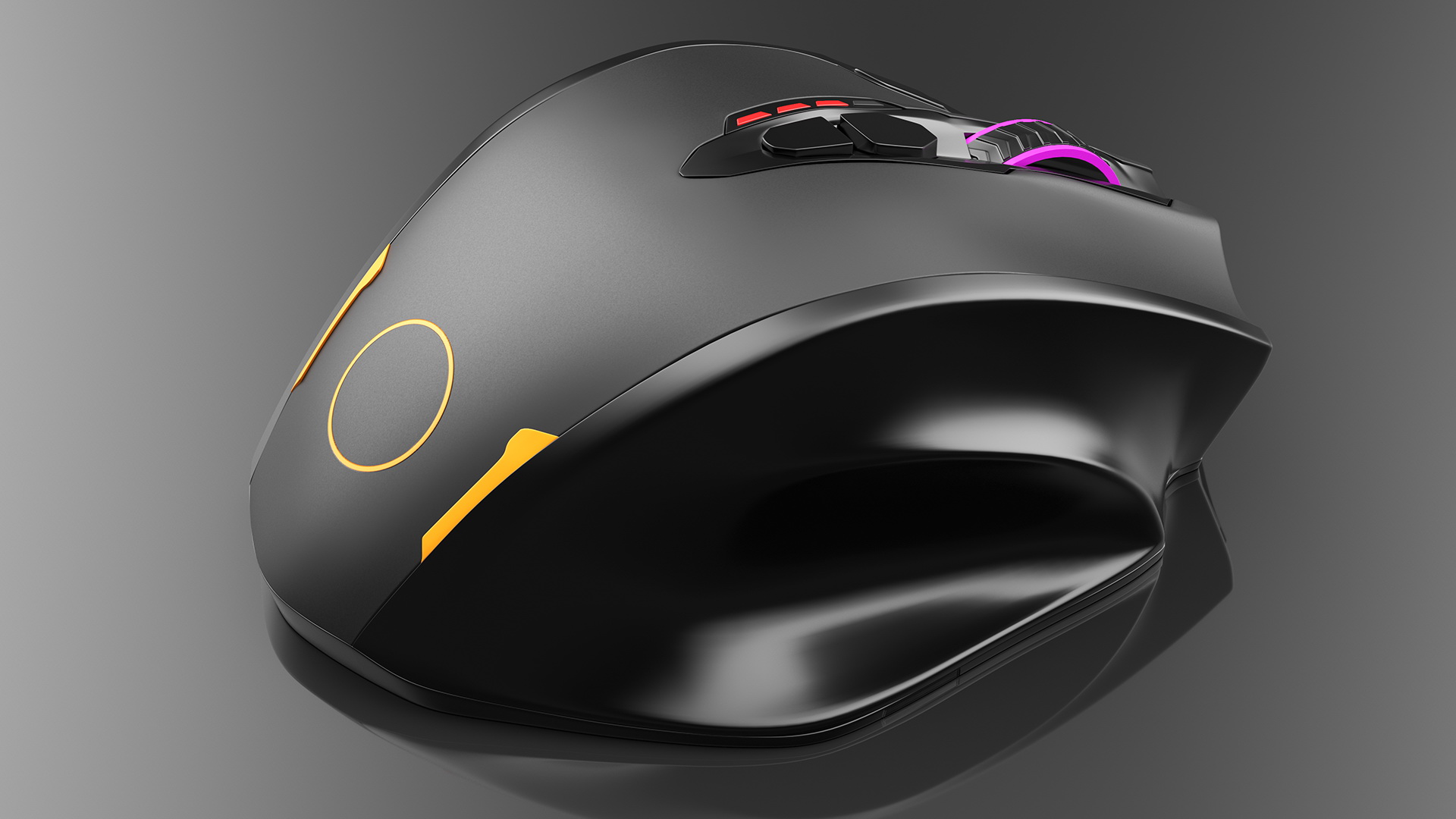 3D model Wireless RGB Gaming Mouse