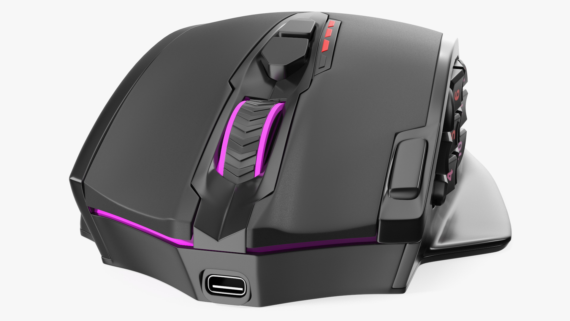 3D model Wireless RGB Gaming Mouse