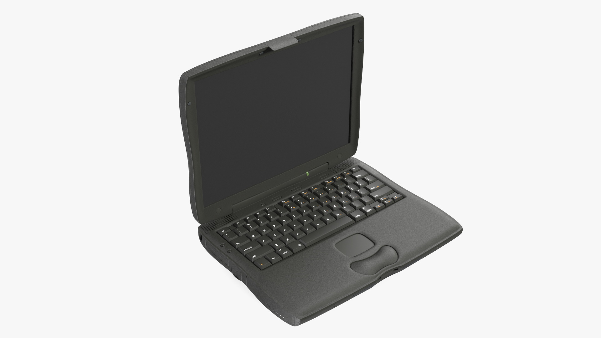 3D Vintage Laptop Computer model