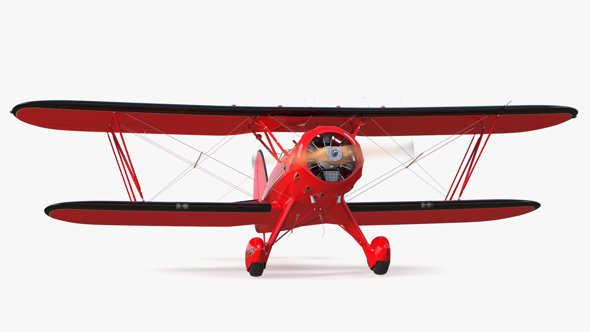 3D Spirit of 30A Coastal Biplane YMF-5 Manned Flying Rigged