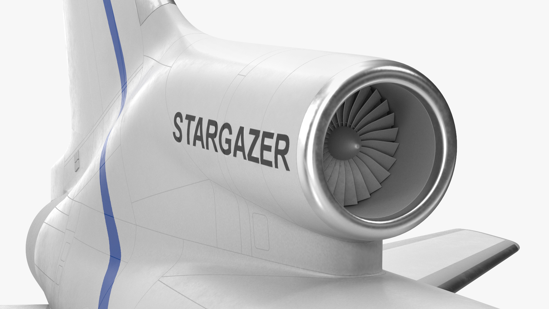 Lockheed L1011 Stargazer 3D model