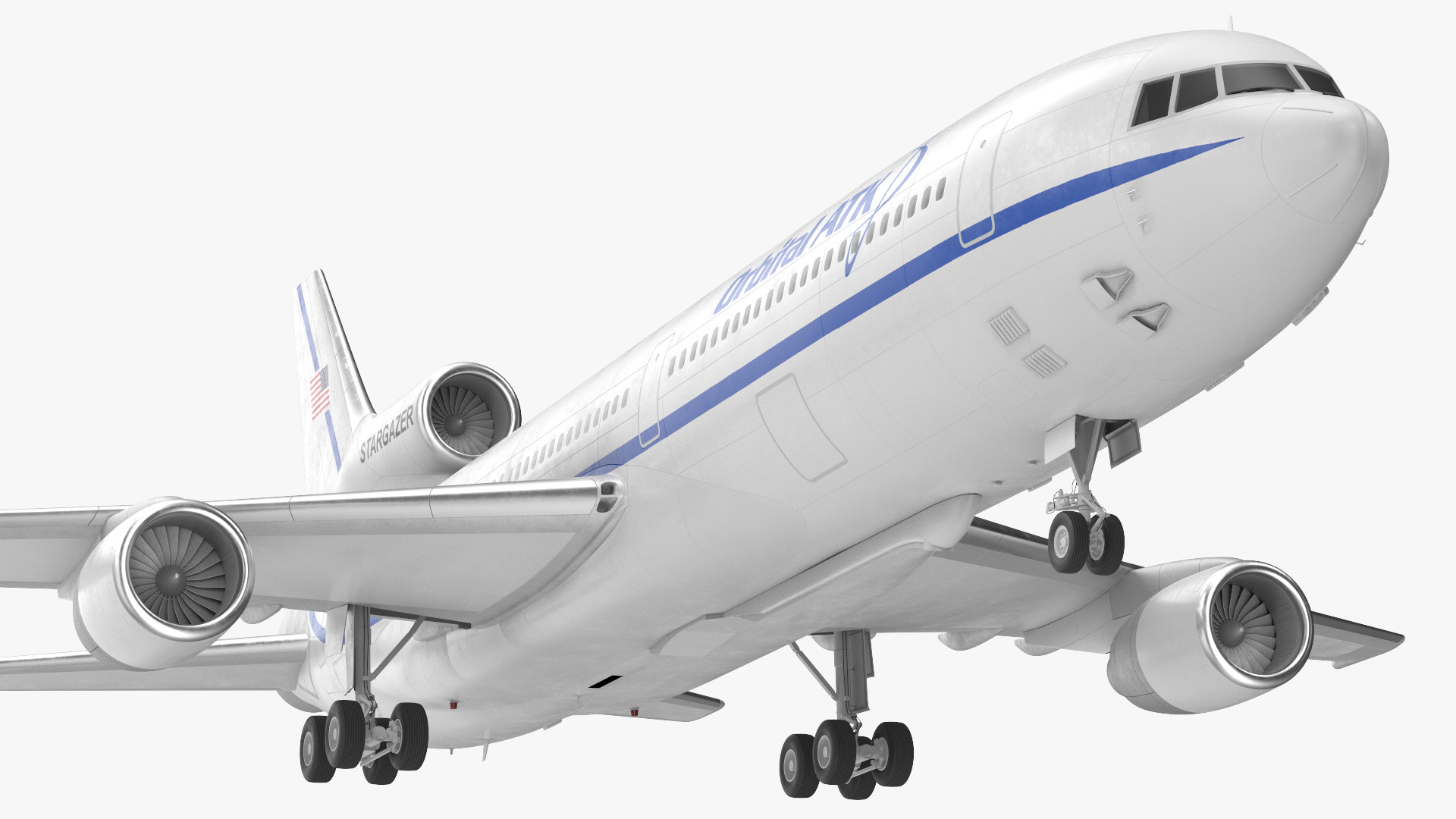 Lockheed L1011 Stargazer 3D model