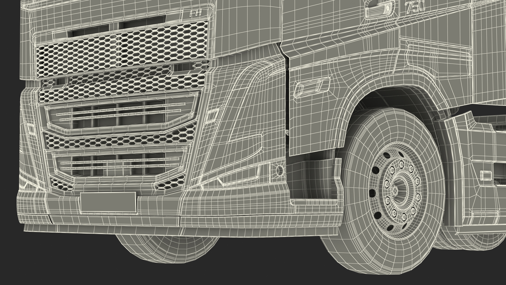 3D model Volvo FH16 750 Globetrotter Truck Rigged