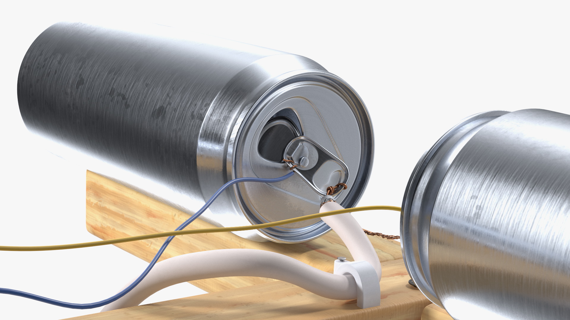 Homemade Aluminum Can Antenna 3D model