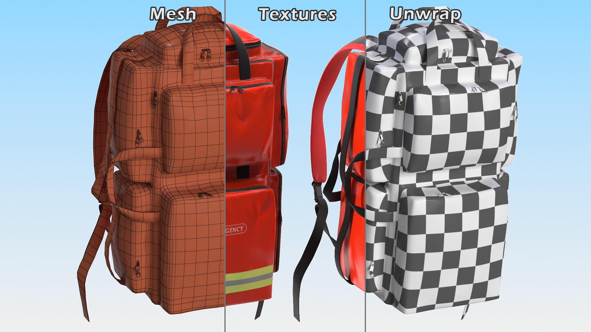 3D model Rescue Rucksack