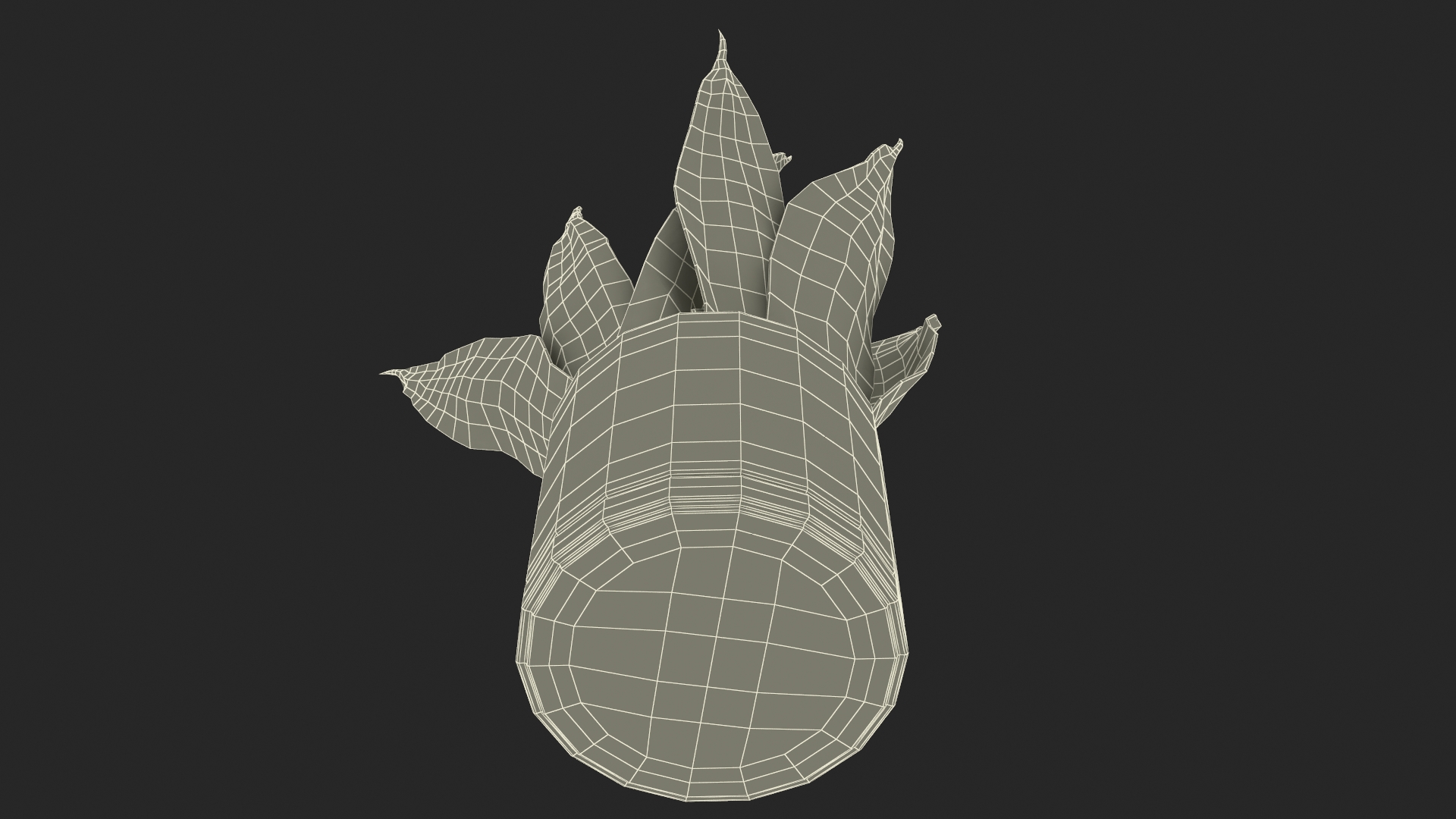 3D model Dracaena Trifasciata