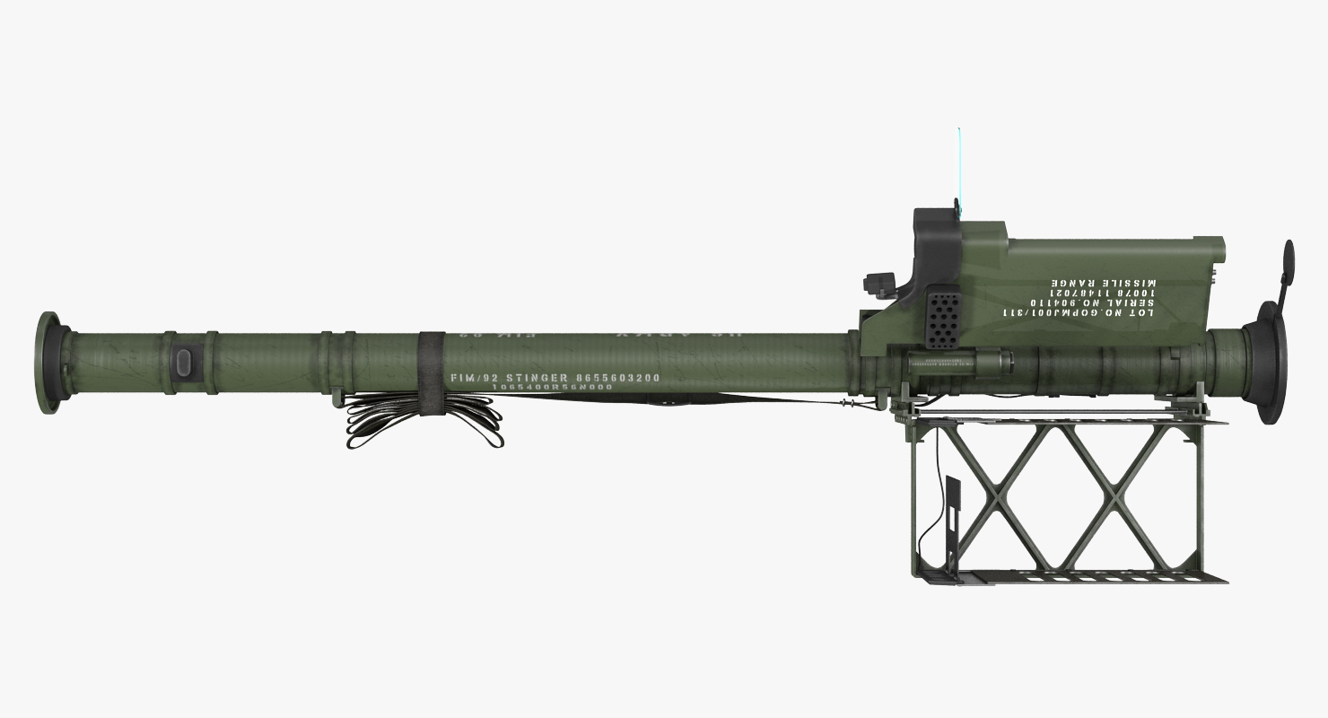 3D FIM 92 Stinger Rigged