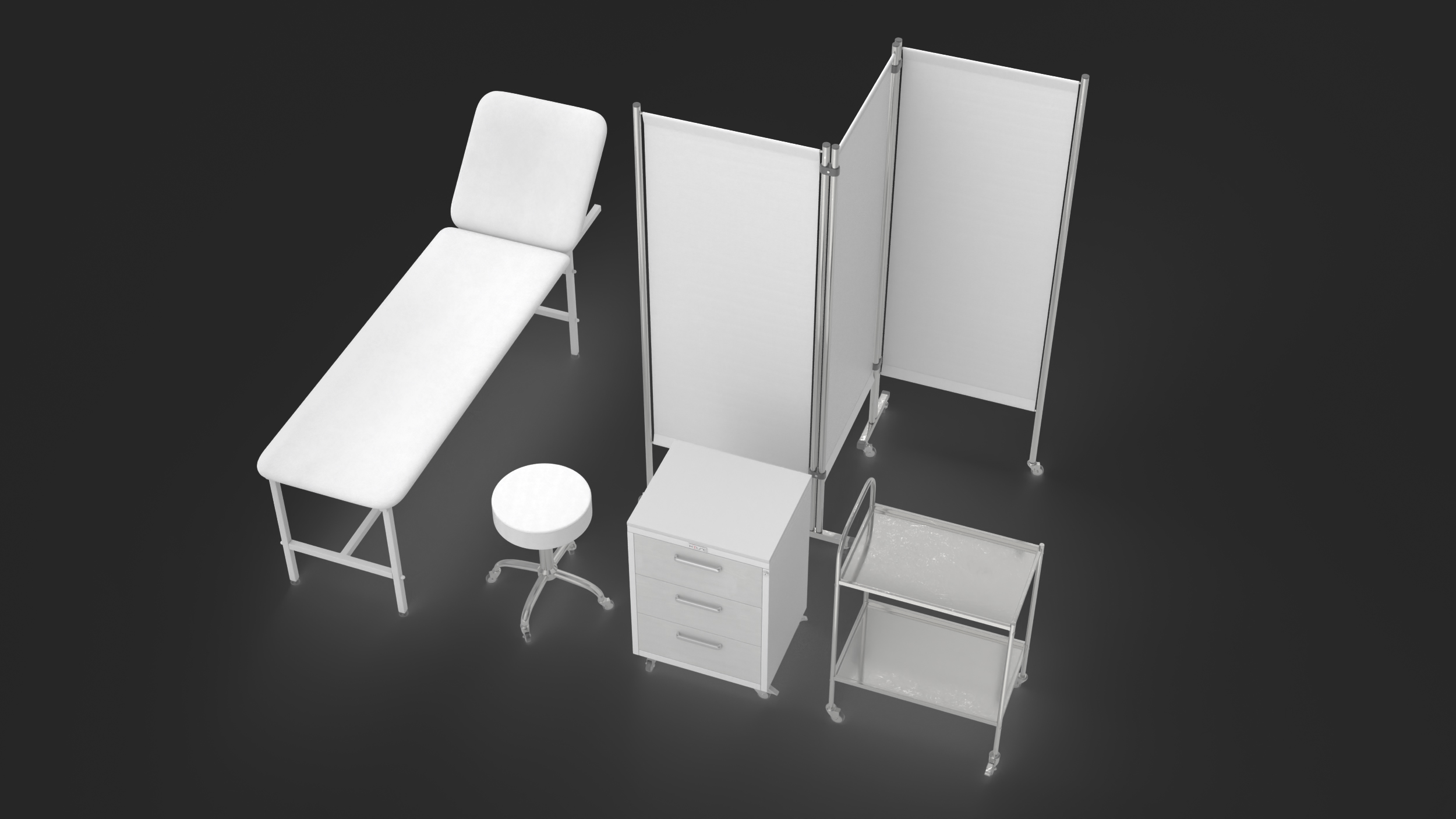 3D Medical Furniture for Doctors Office