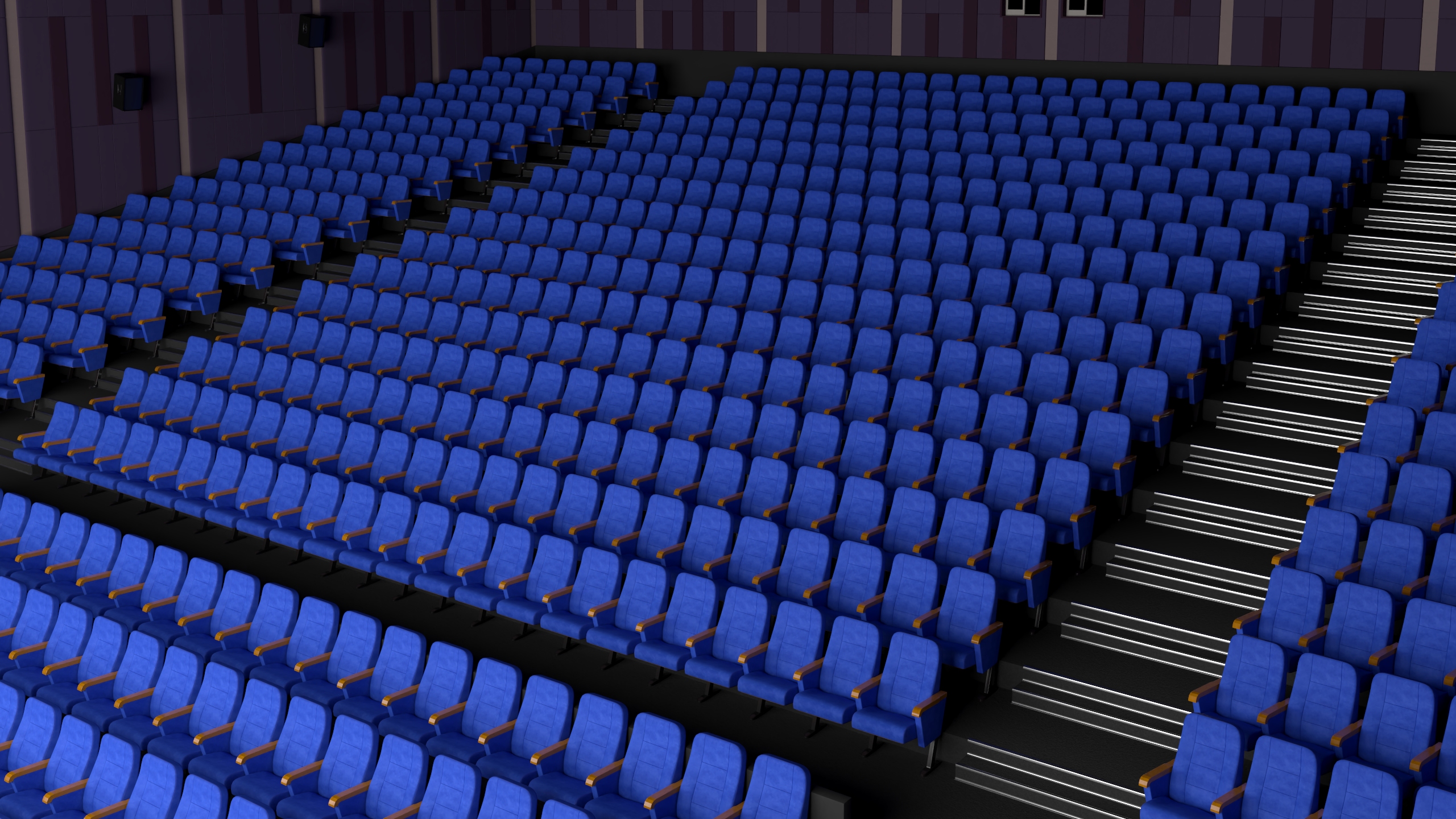 3D Movie Theater Hall model