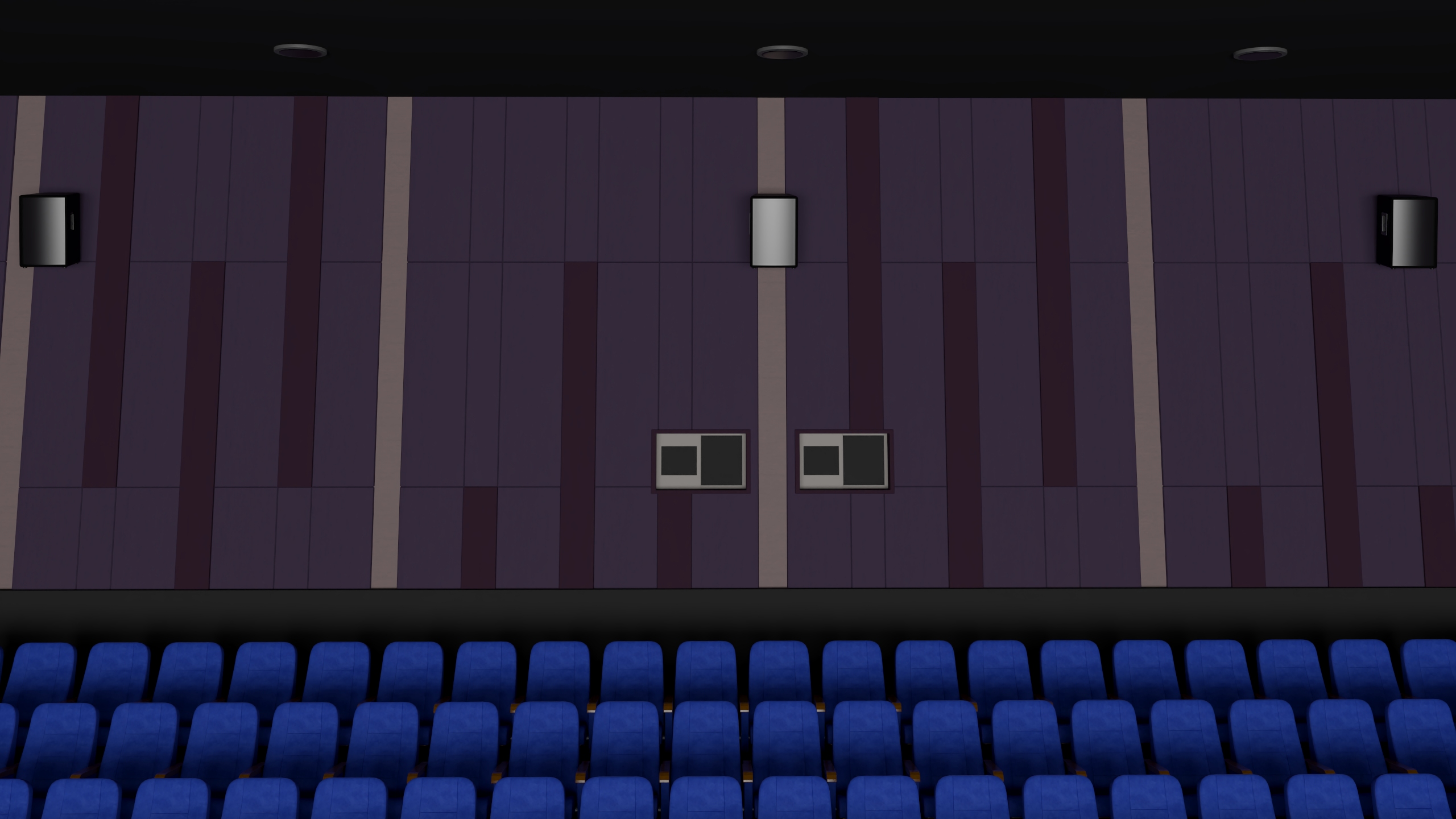 3D Movie Theater Hall model