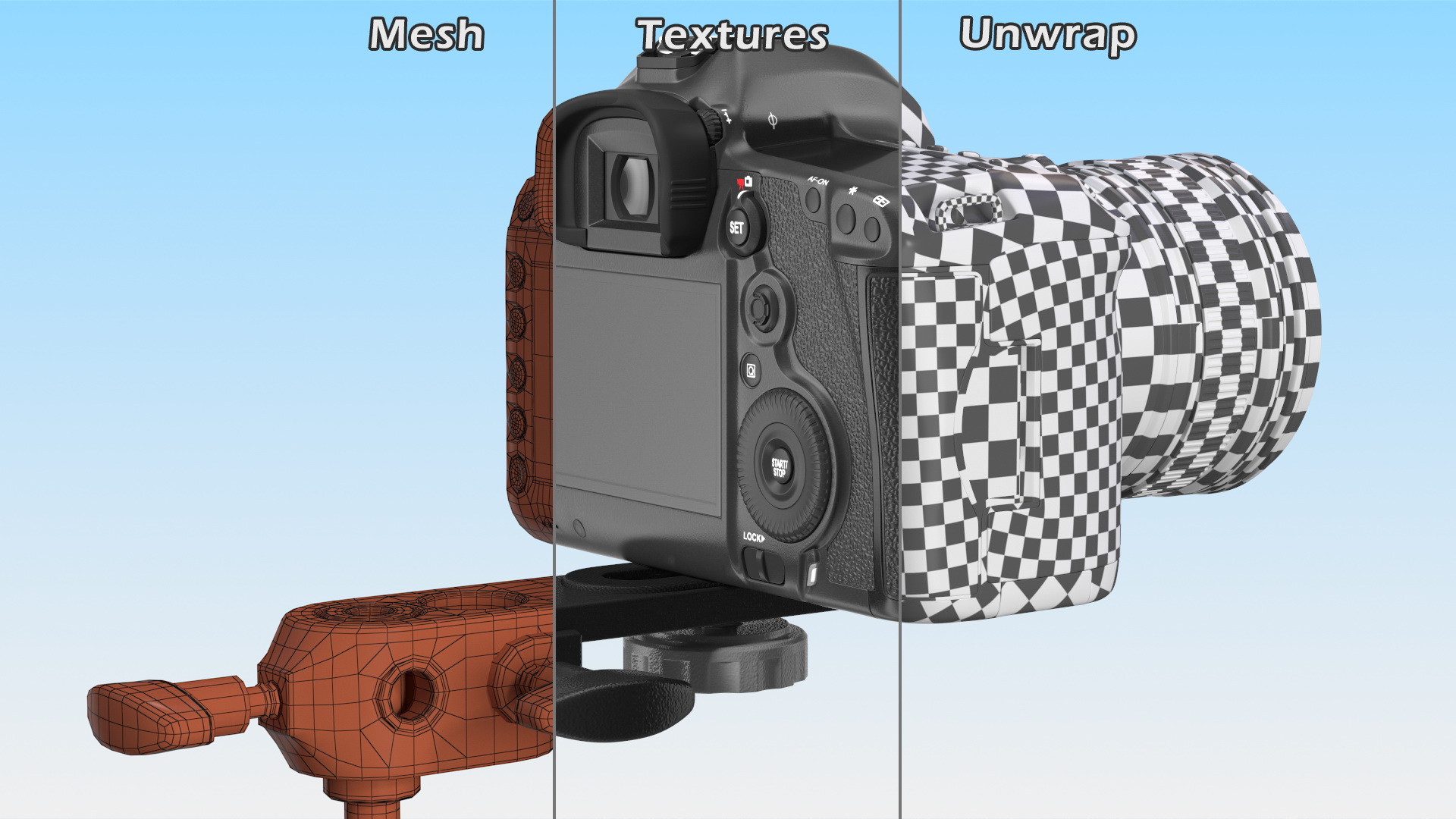 Photo Arm Kit with Camera Rigged 3D