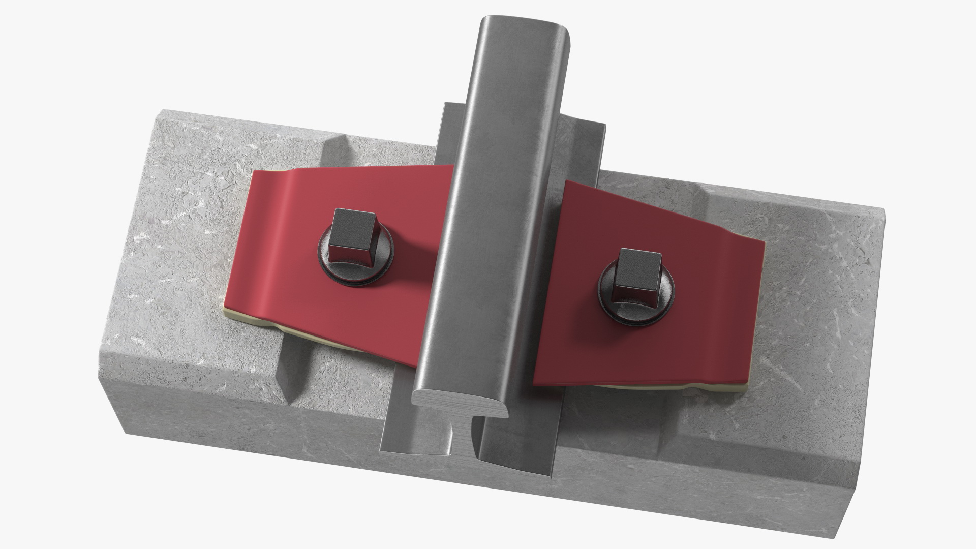 Nabla Clip Rail Fastening System 3D