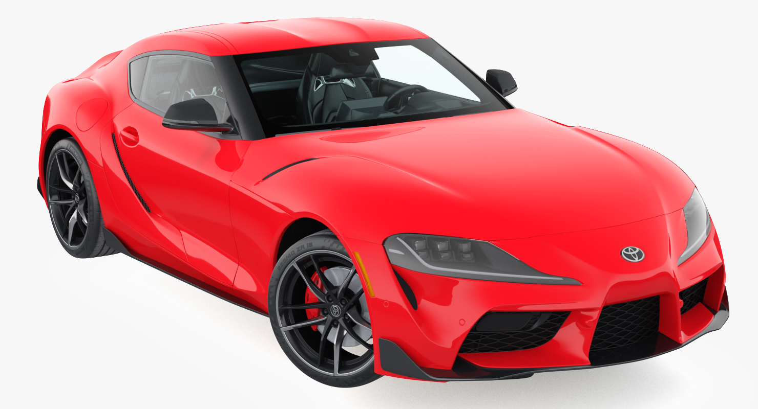 Toyota Supra 2019 Rigged 3D model