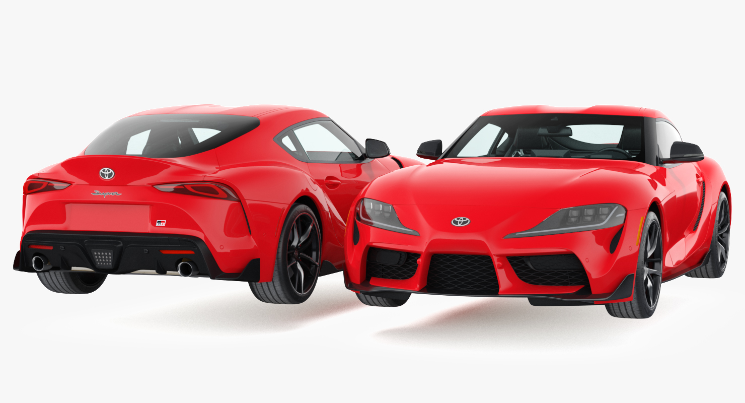 Toyota Supra 2019 Rigged 3D model