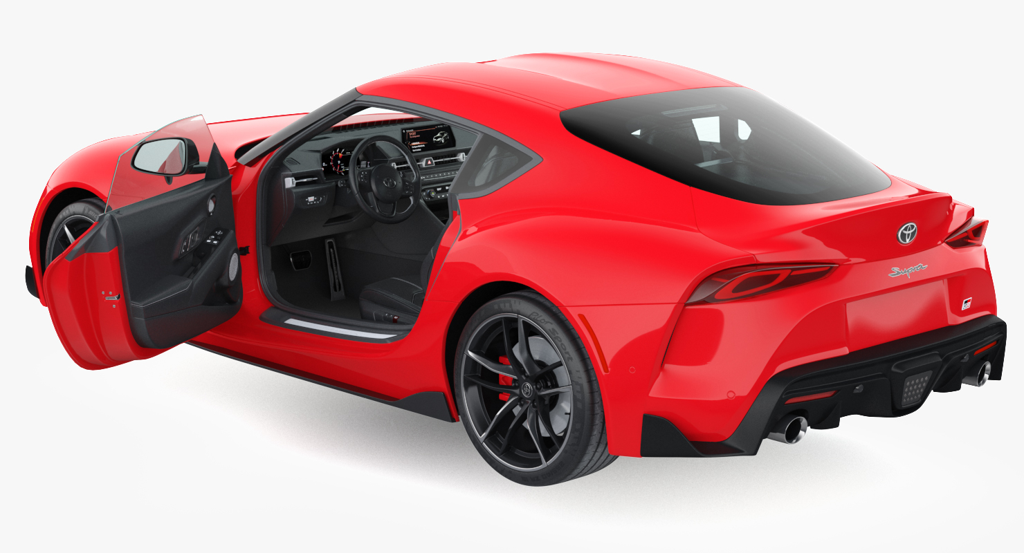 Toyota Supra 2019 Rigged 3D model