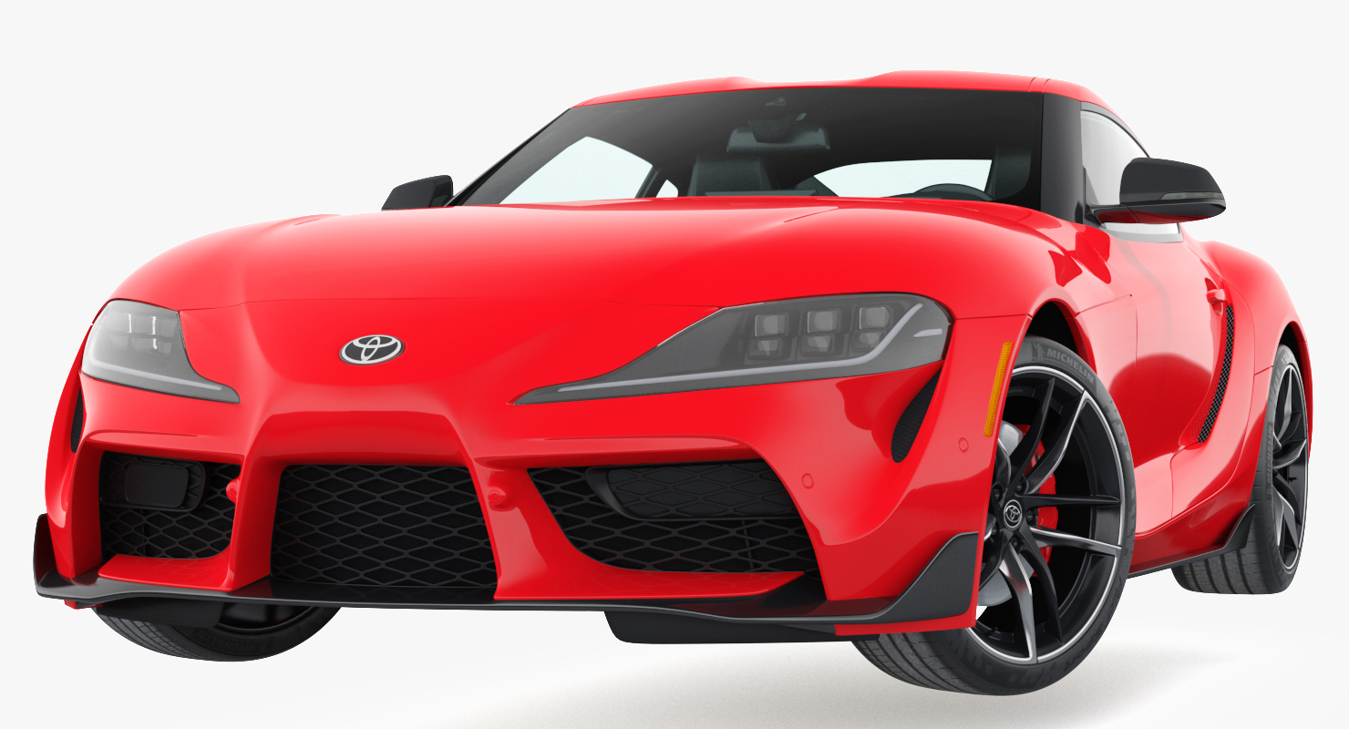 Toyota Supra 2019 Rigged 3D model