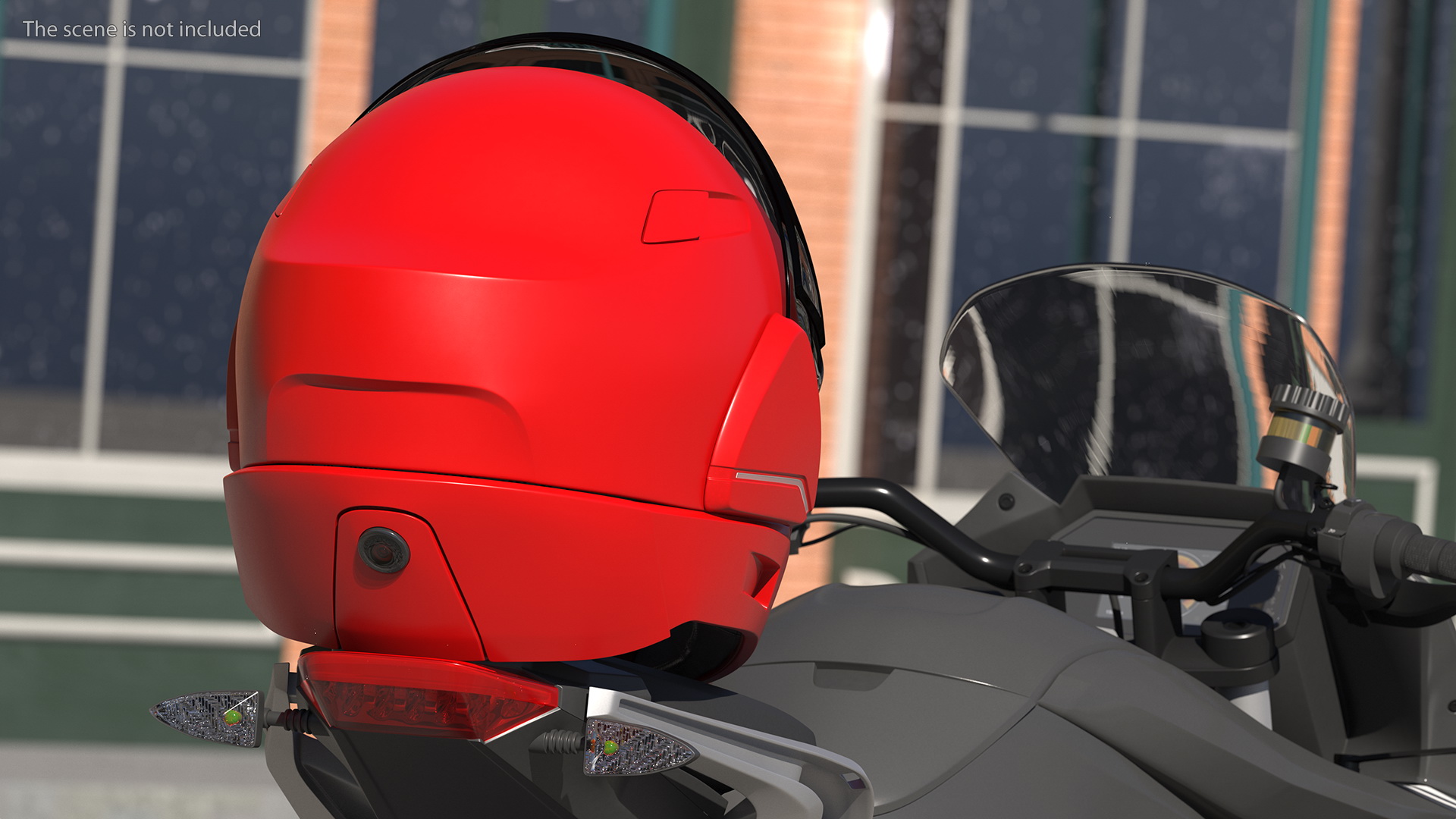 3D Smart Motorcycle Helmet model