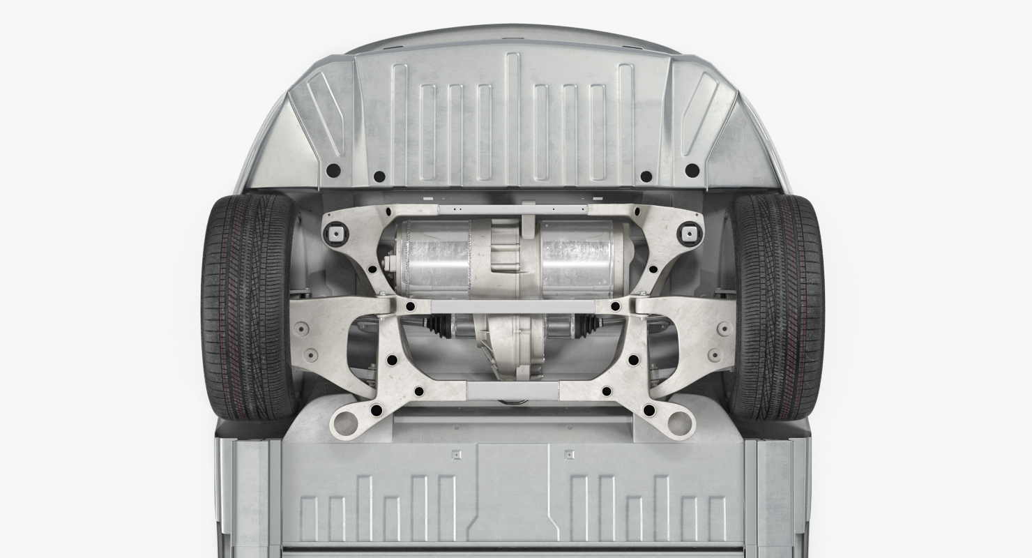 3D Tesla Model S Frame and Chassis