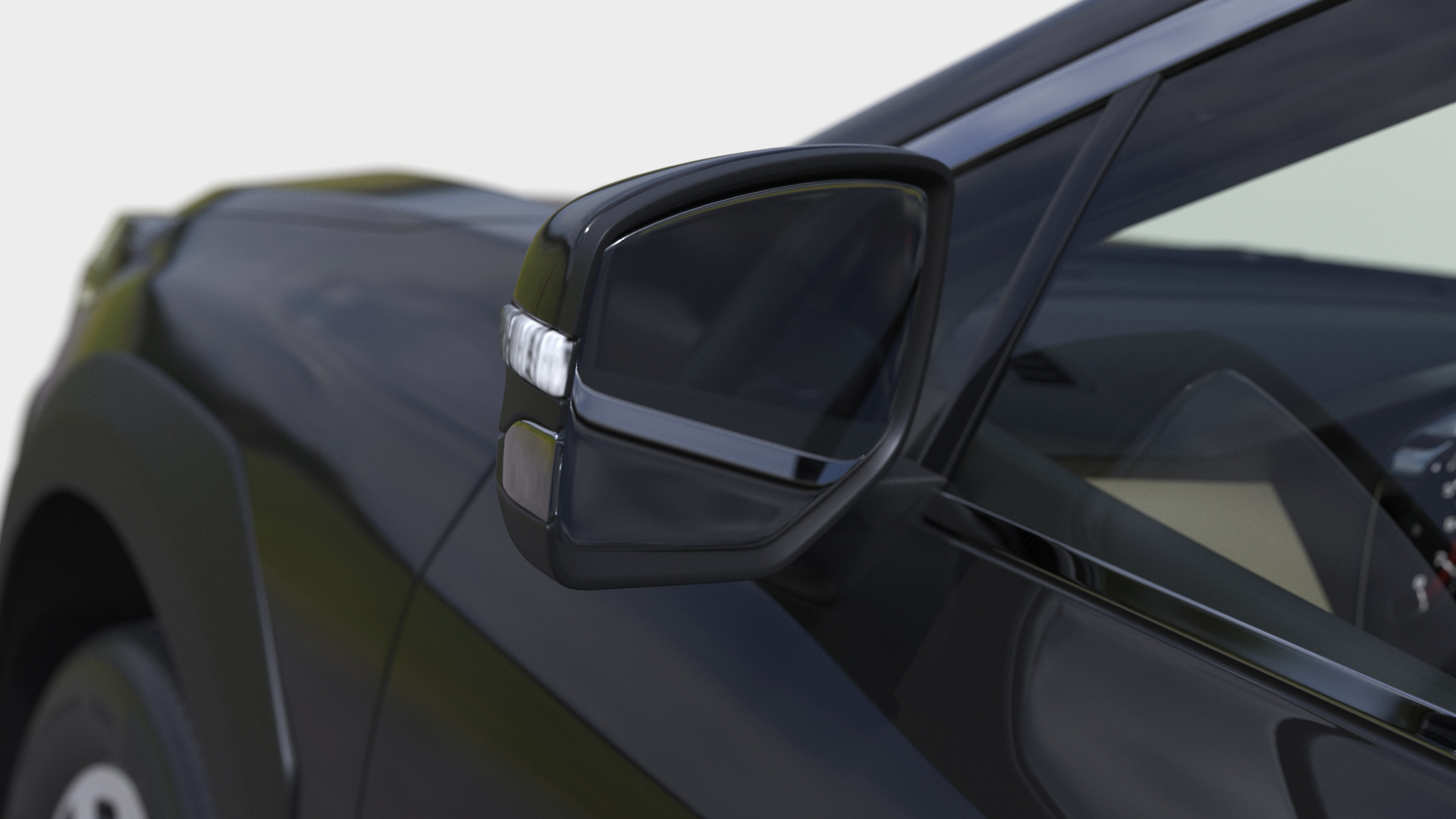 3D model Black Crossover Subaru Outback 2025