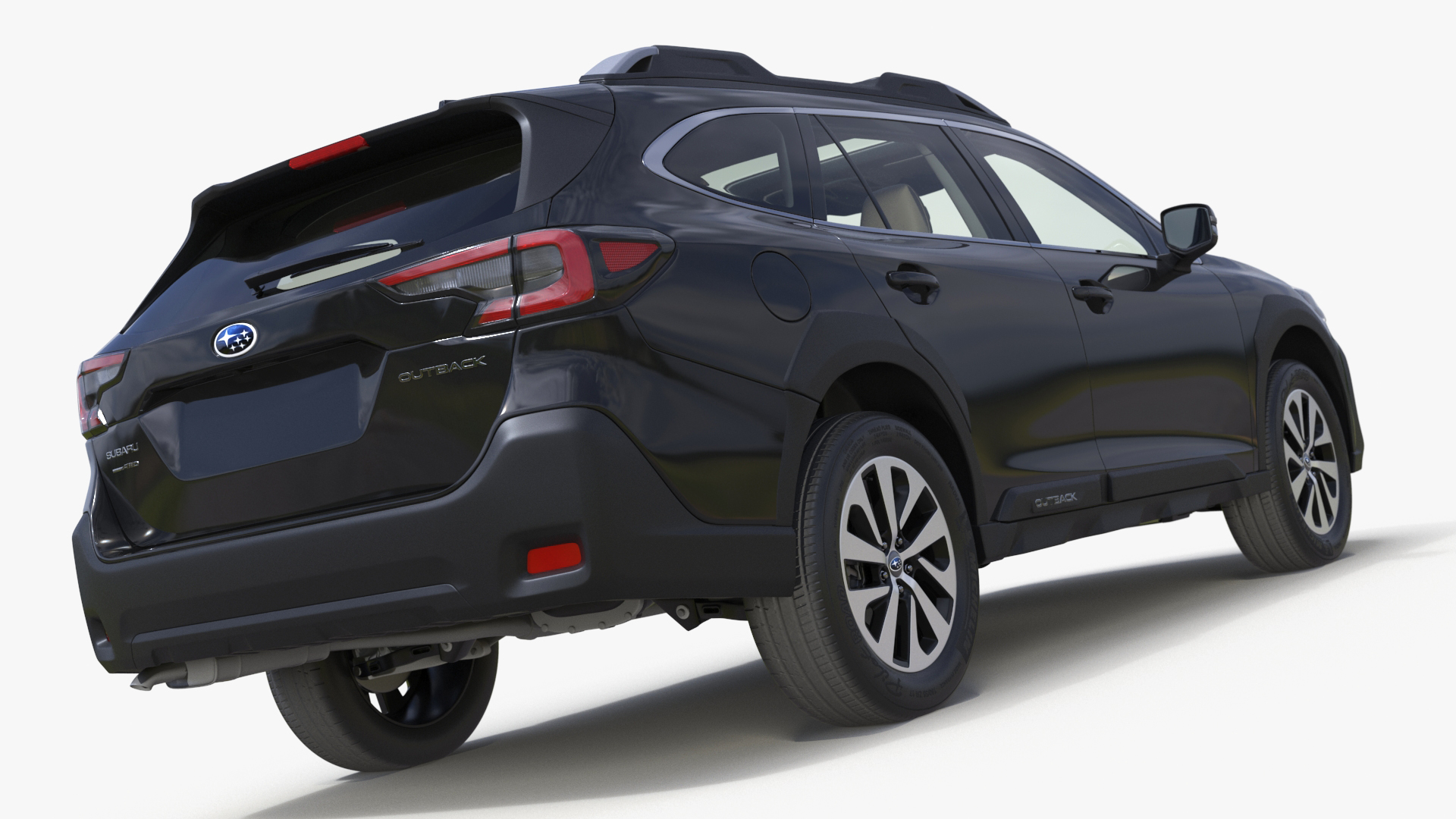 3D model Black Crossover Subaru Outback 2025