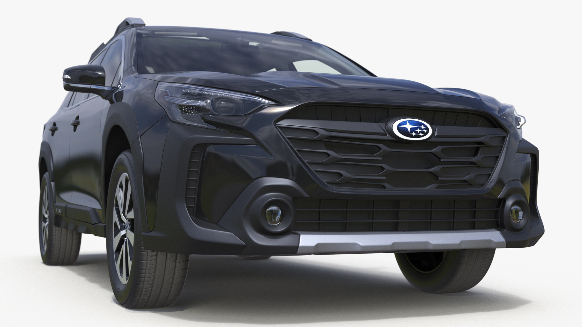 3D model Black Crossover Subaru Outback 2025