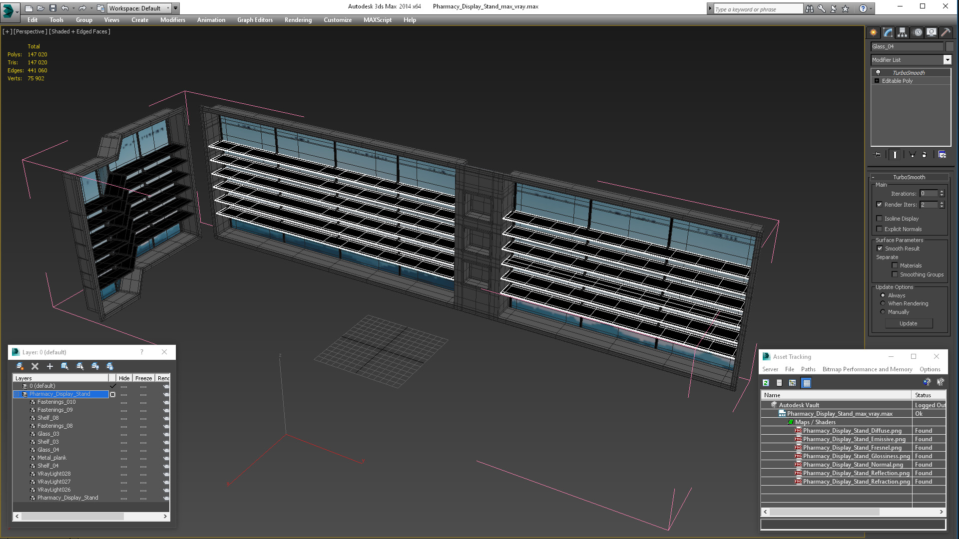 Pharmacy Display Stand 3D