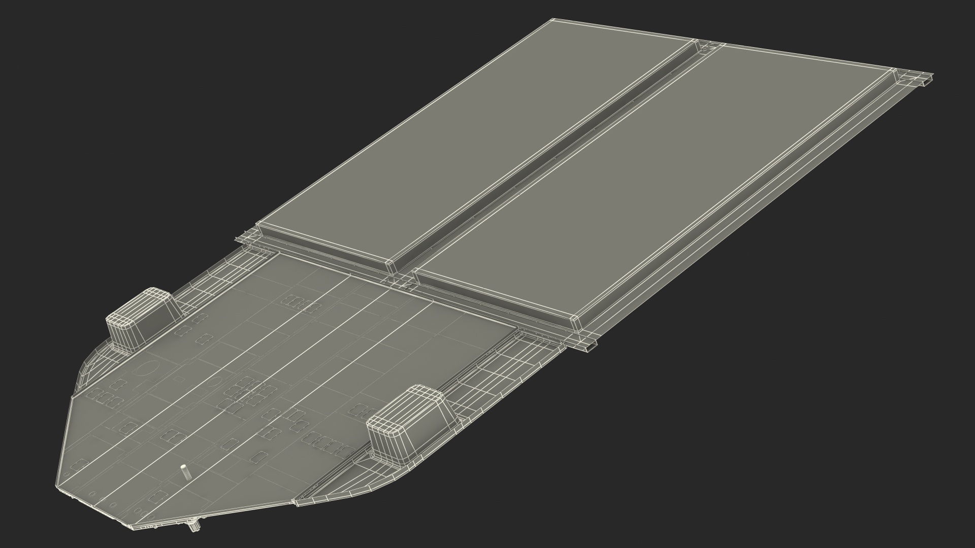 Airplane Control Panel Dashboard 3D