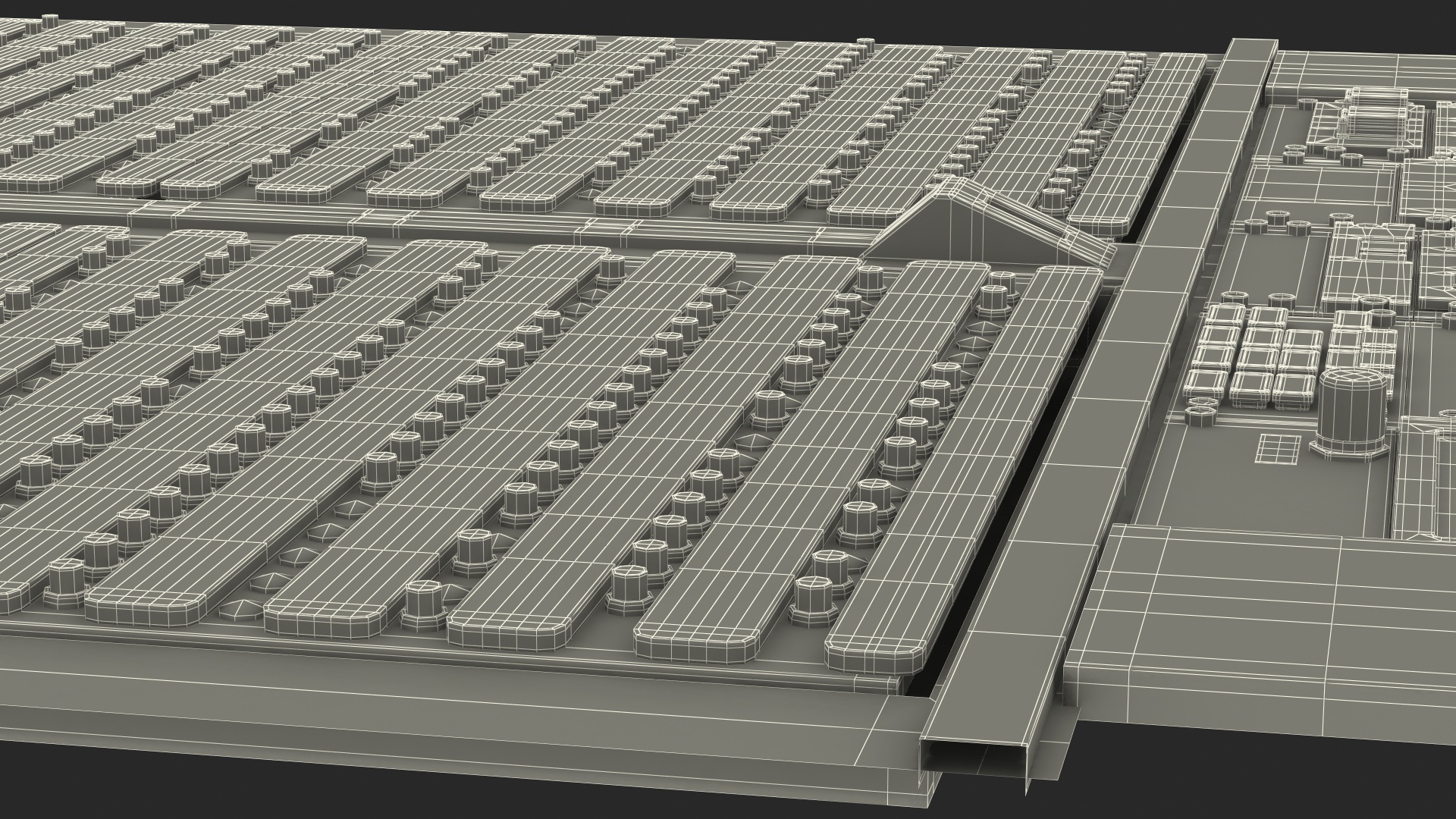 Airplane Control Panel Dashboard 3D