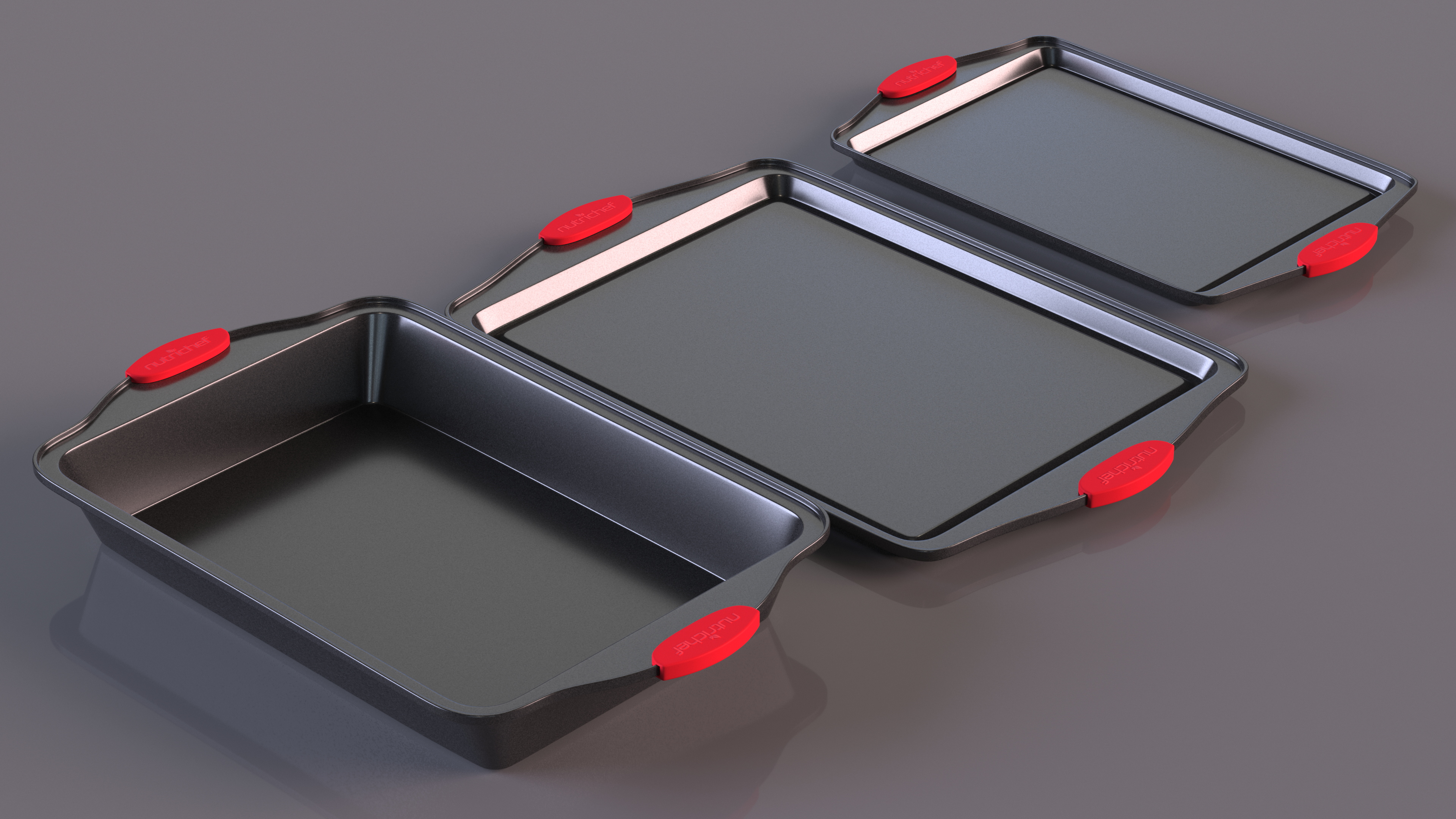 3D Baking Trays Set