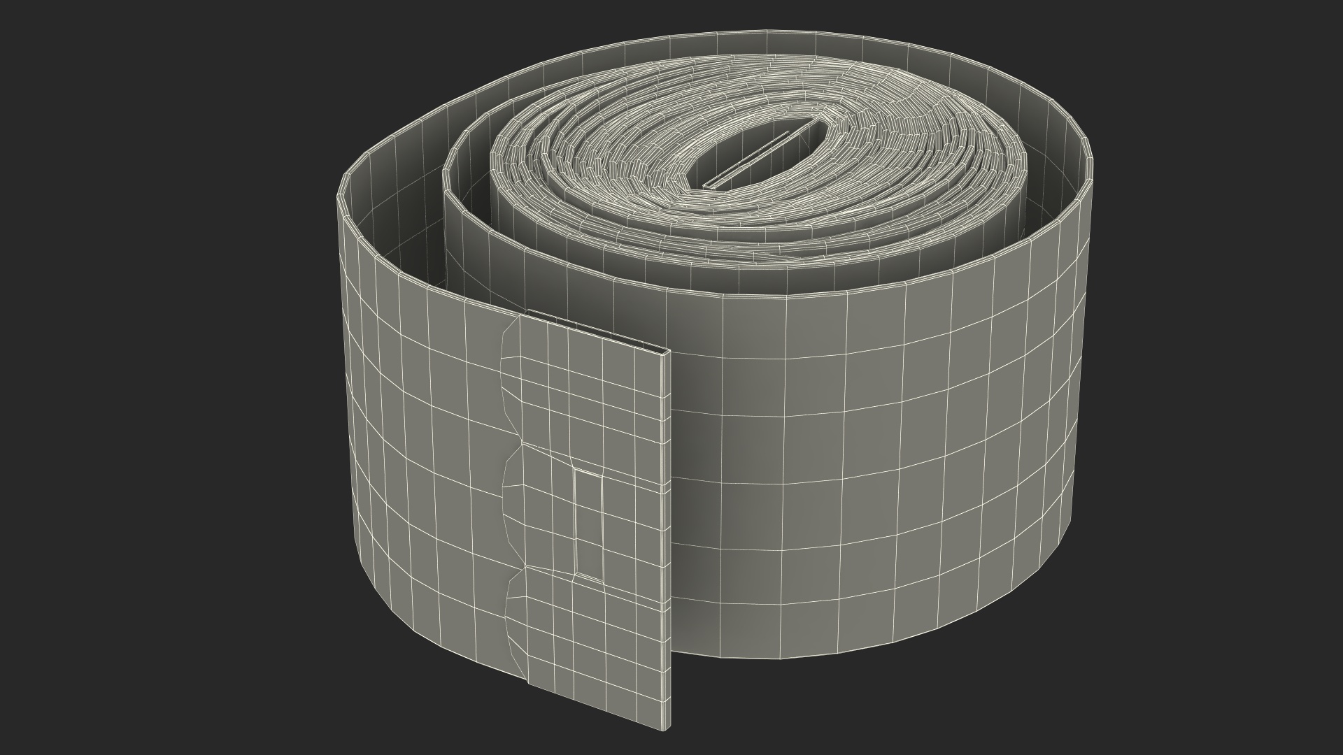 3D model Roll of Yellow Tailoring Meter