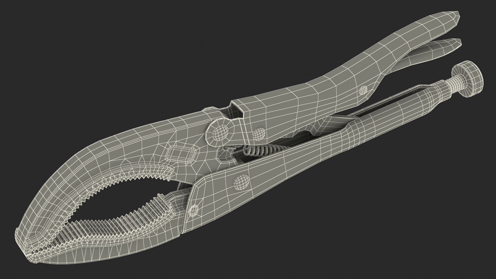 Vise Grip 12LC 3D model