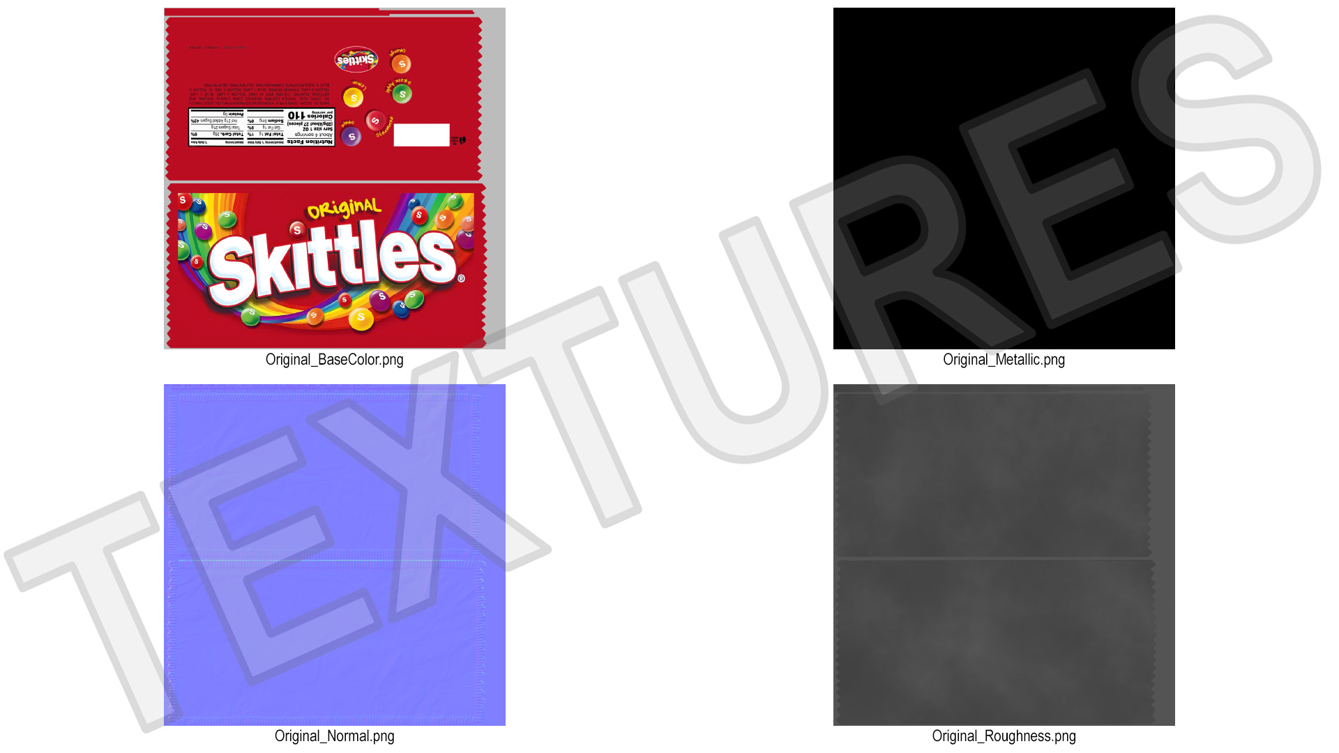 3D model Skittles Original Package