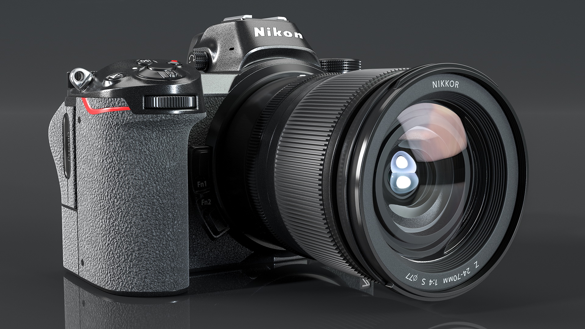 Nikon Z7 with Nikon Z 24 70mm f4 S Lens 3D model