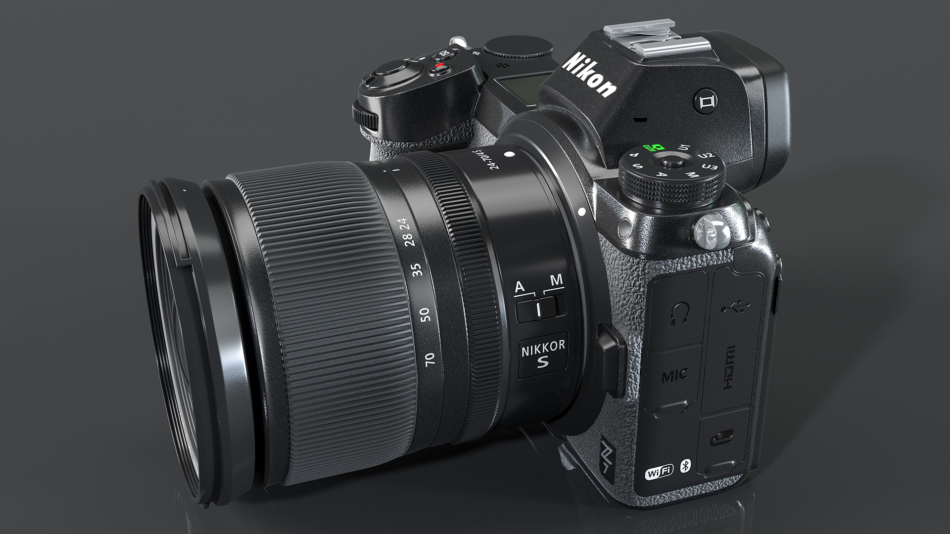 Nikon Z7 with Nikon Z 24 70mm f4 S Lens 3D model