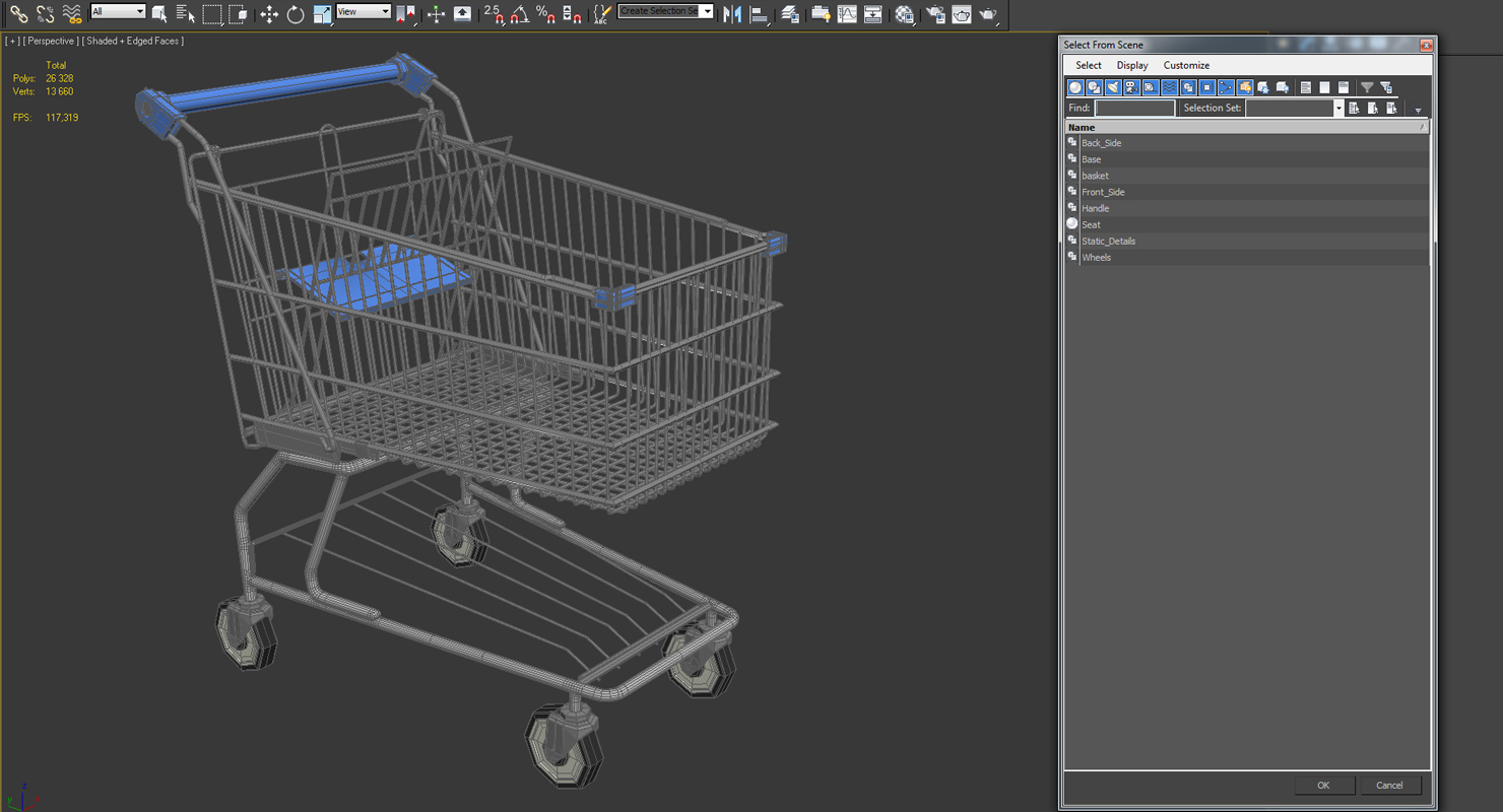 3D Shopping Trolley