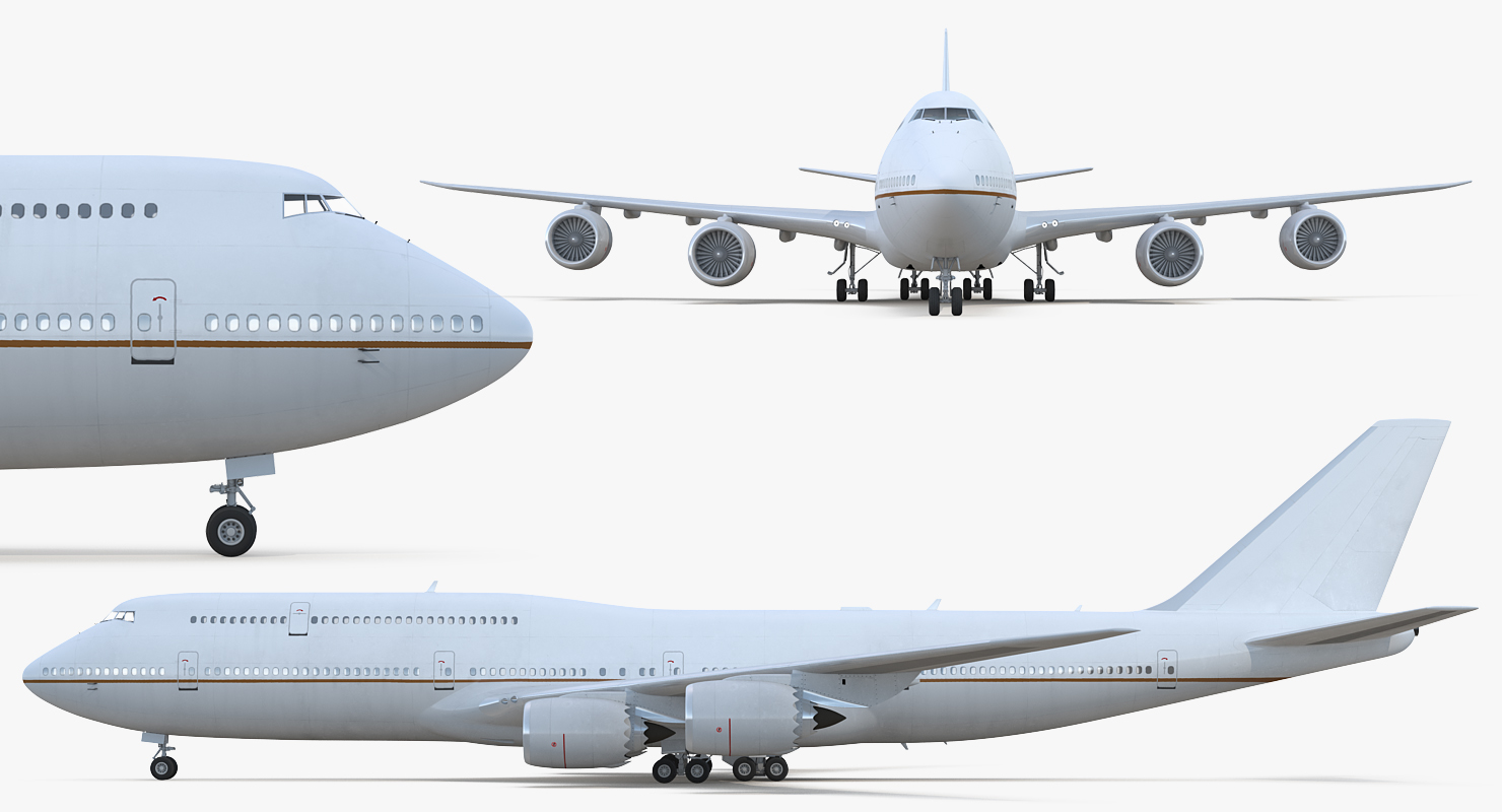 3D Boeing 747 8I Generic